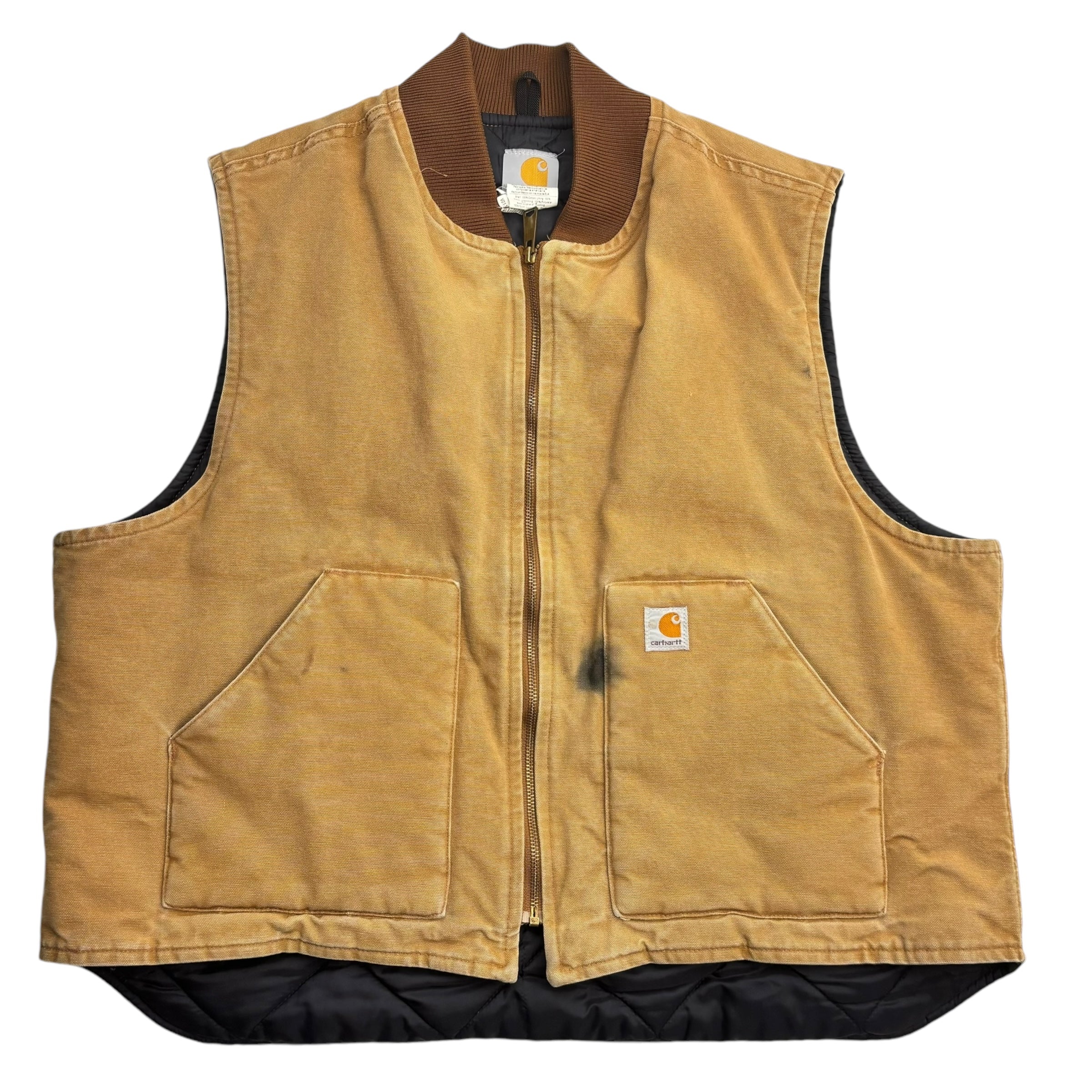 Vintage Carhartt Canvas Vest Tan