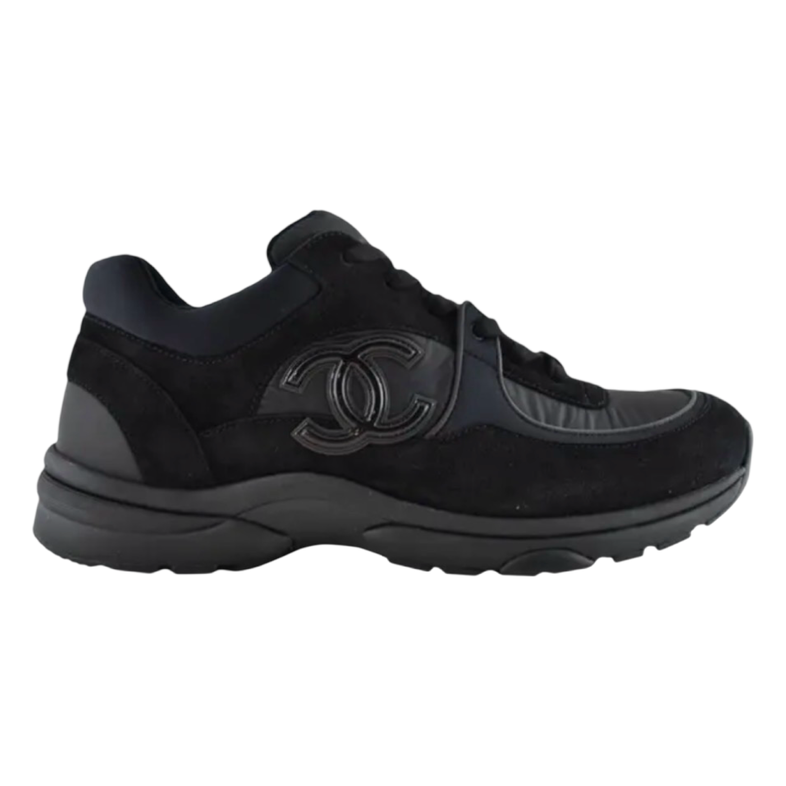 Chanel CC Logo Sneakers Black (Used)