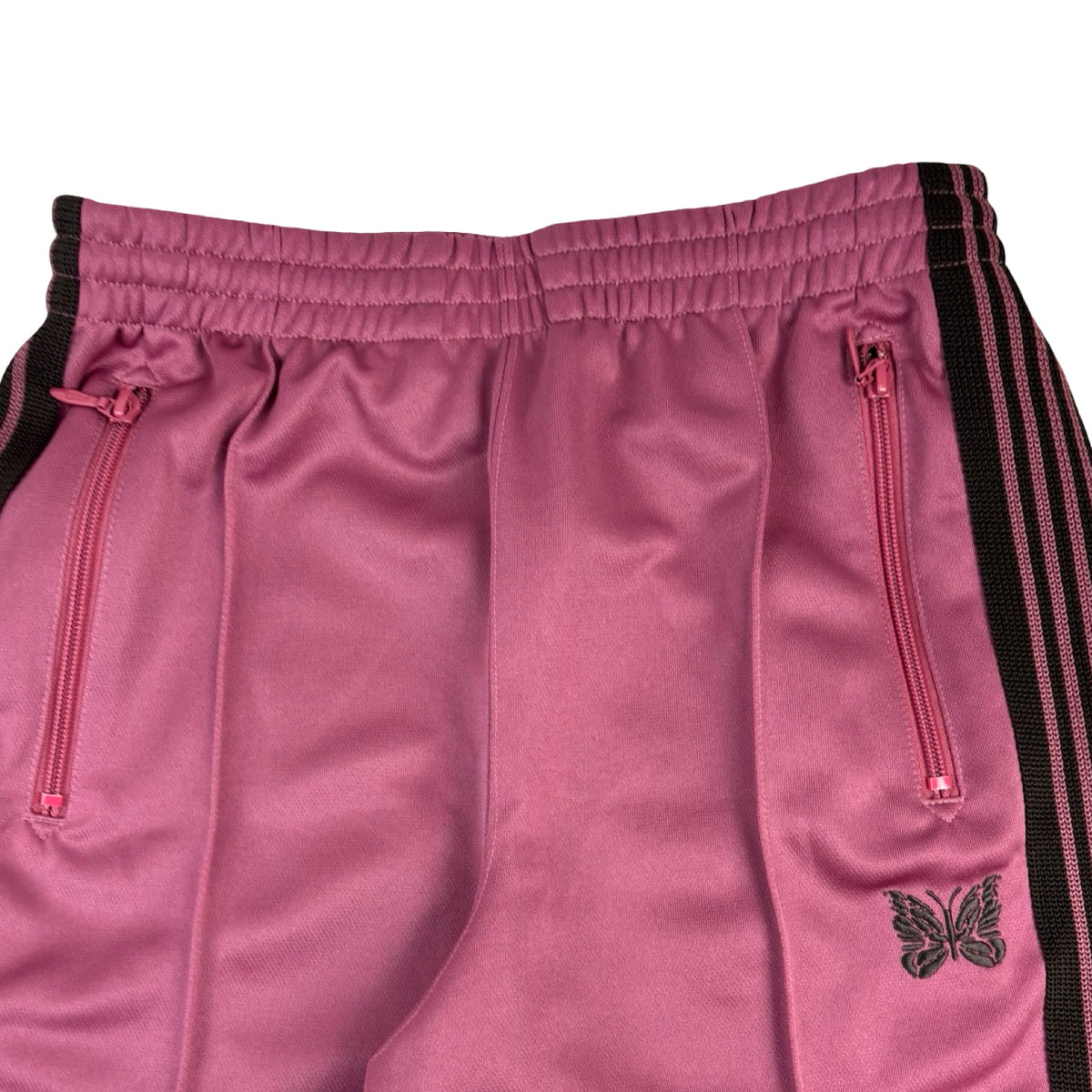 Needles Poly Smooth Track Pant Smoke Pink