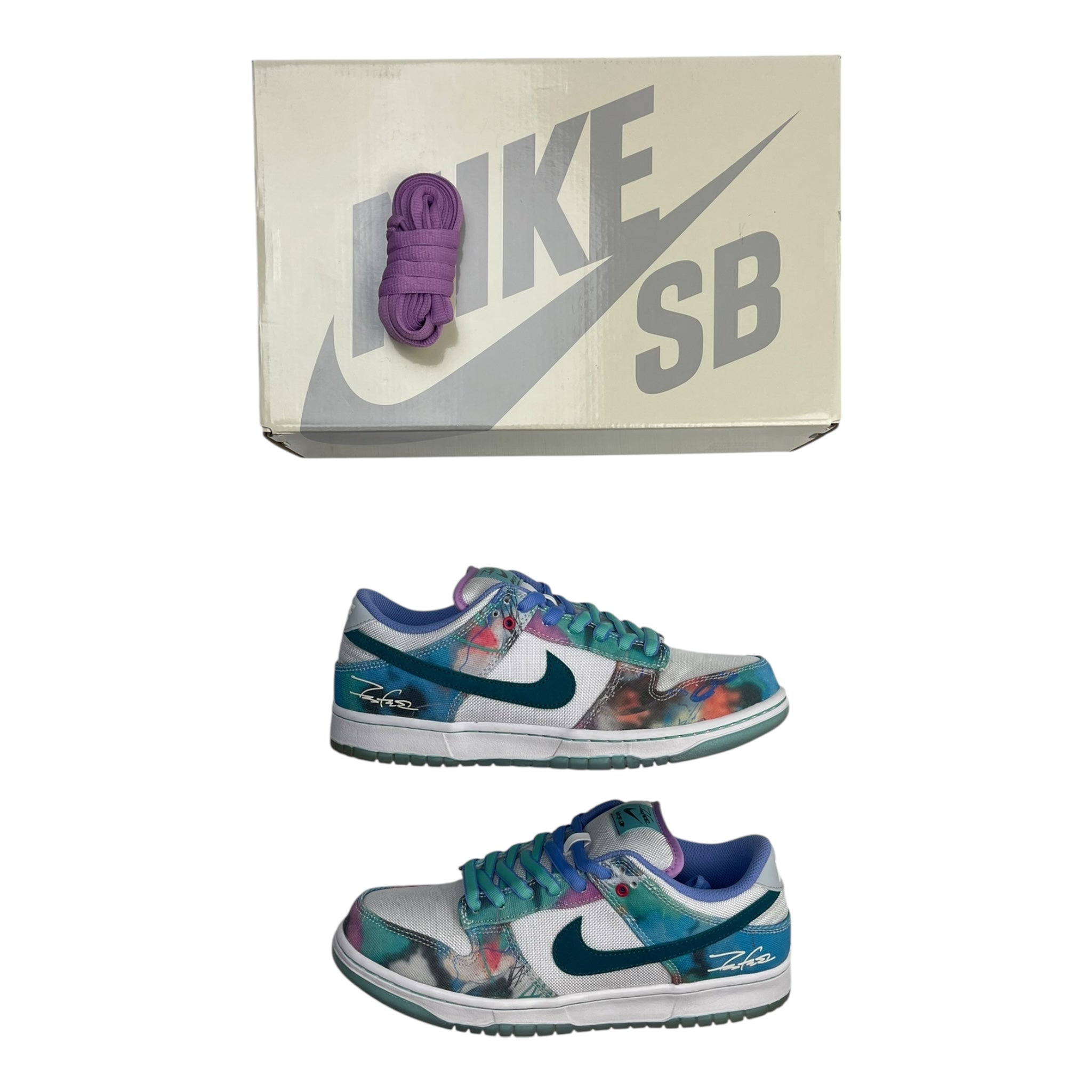 Nike SB Dunk Low Futura Laboratories Bleached Aqua (Used)