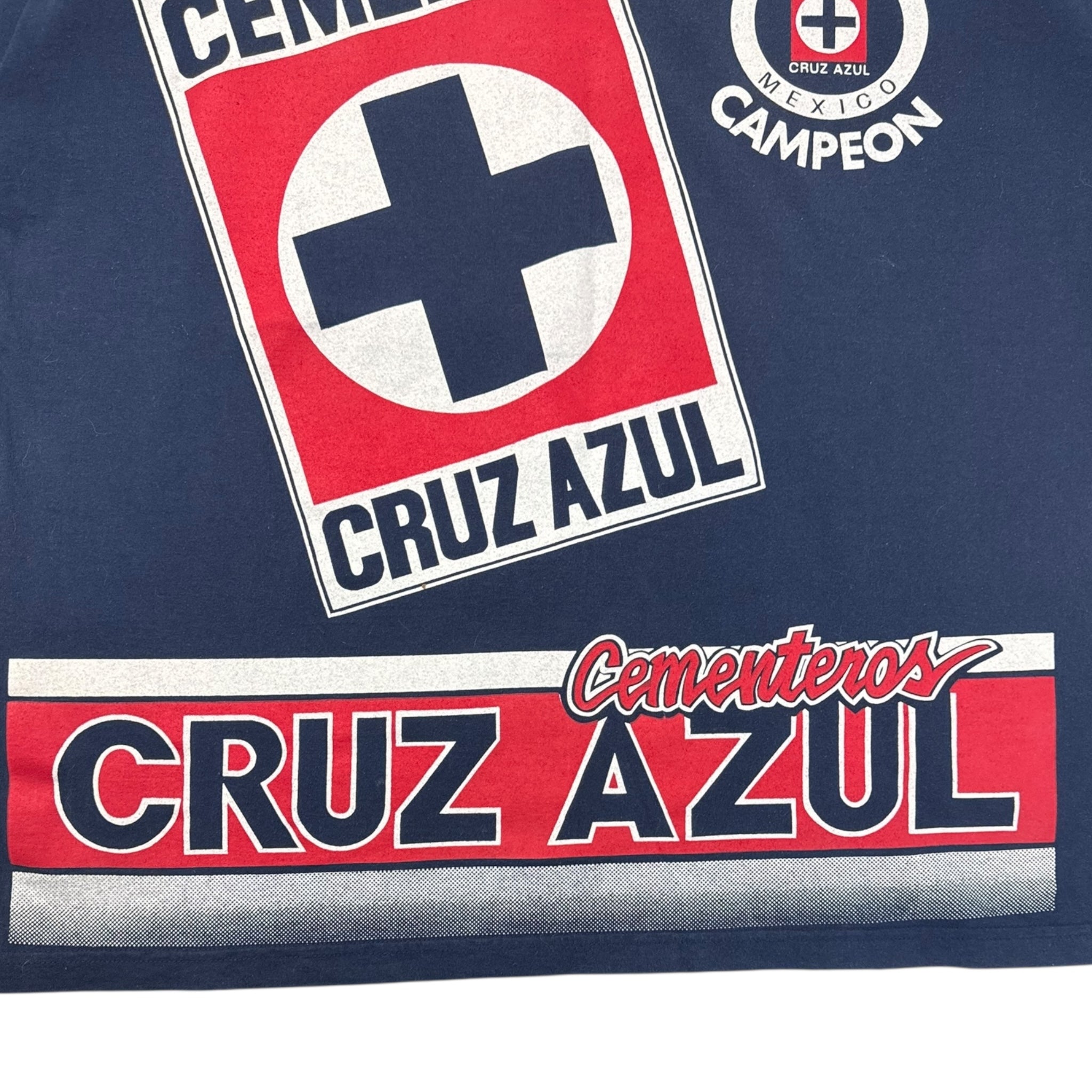 Vintage Cruz Azul All Over Print T-Shirt