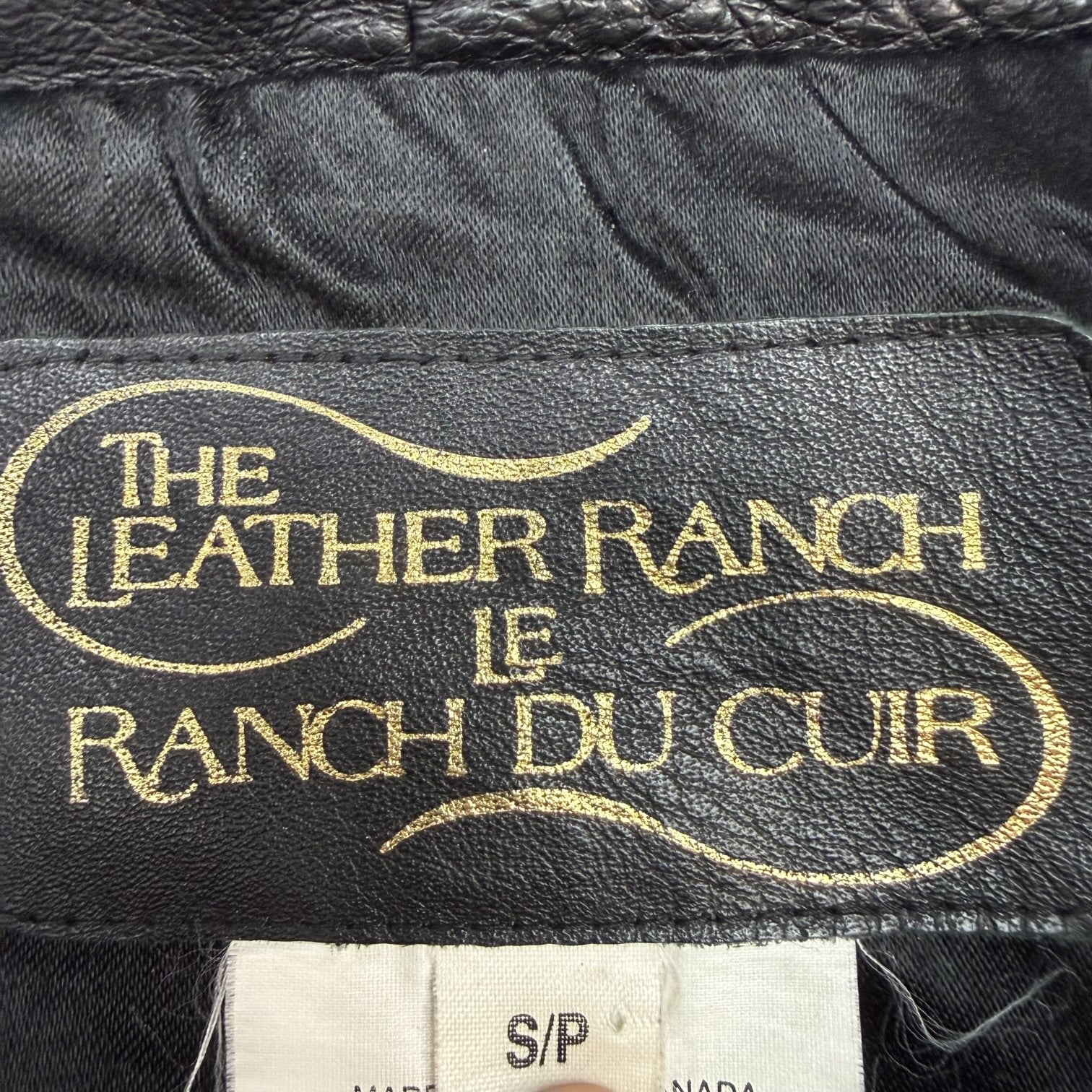 Vintage The Leather Ranch Leather Jacket Black