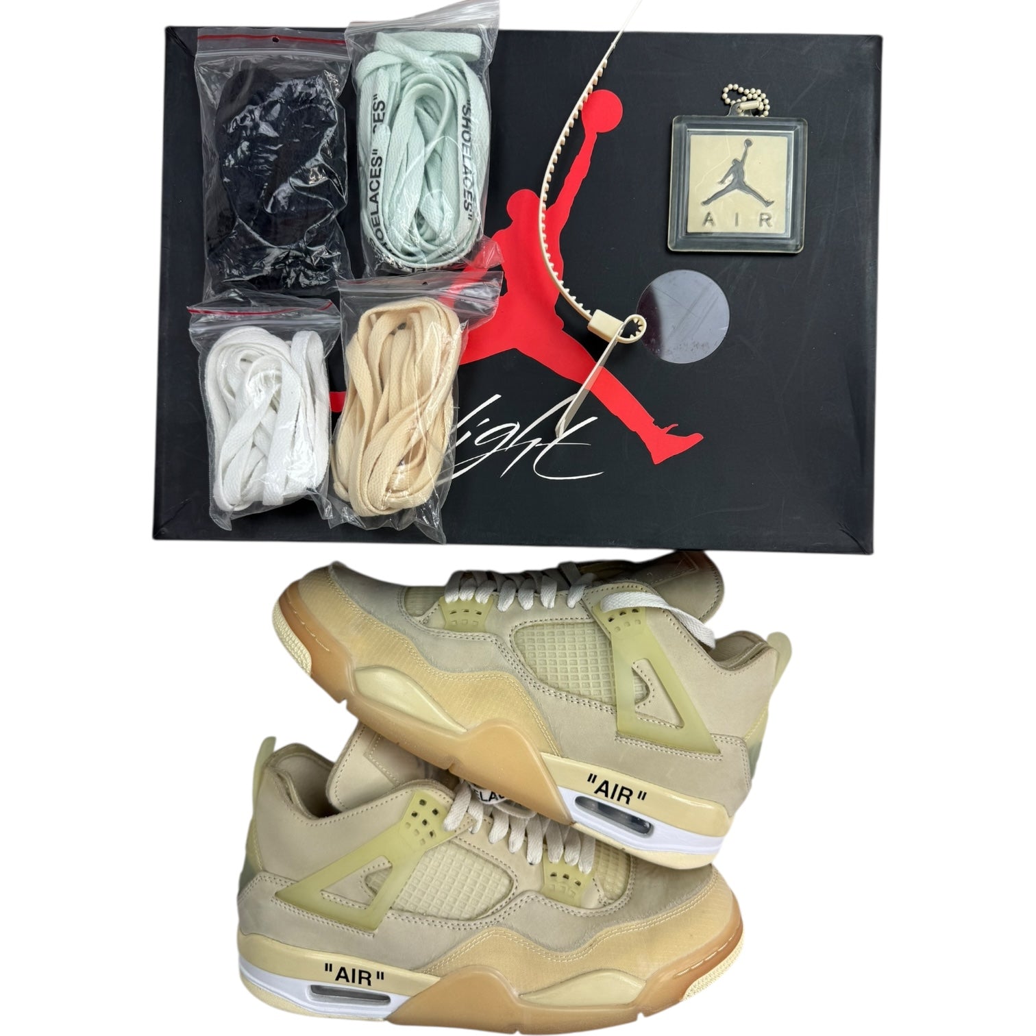 Jordan x Off-White Jordan 4 Sail (Used)