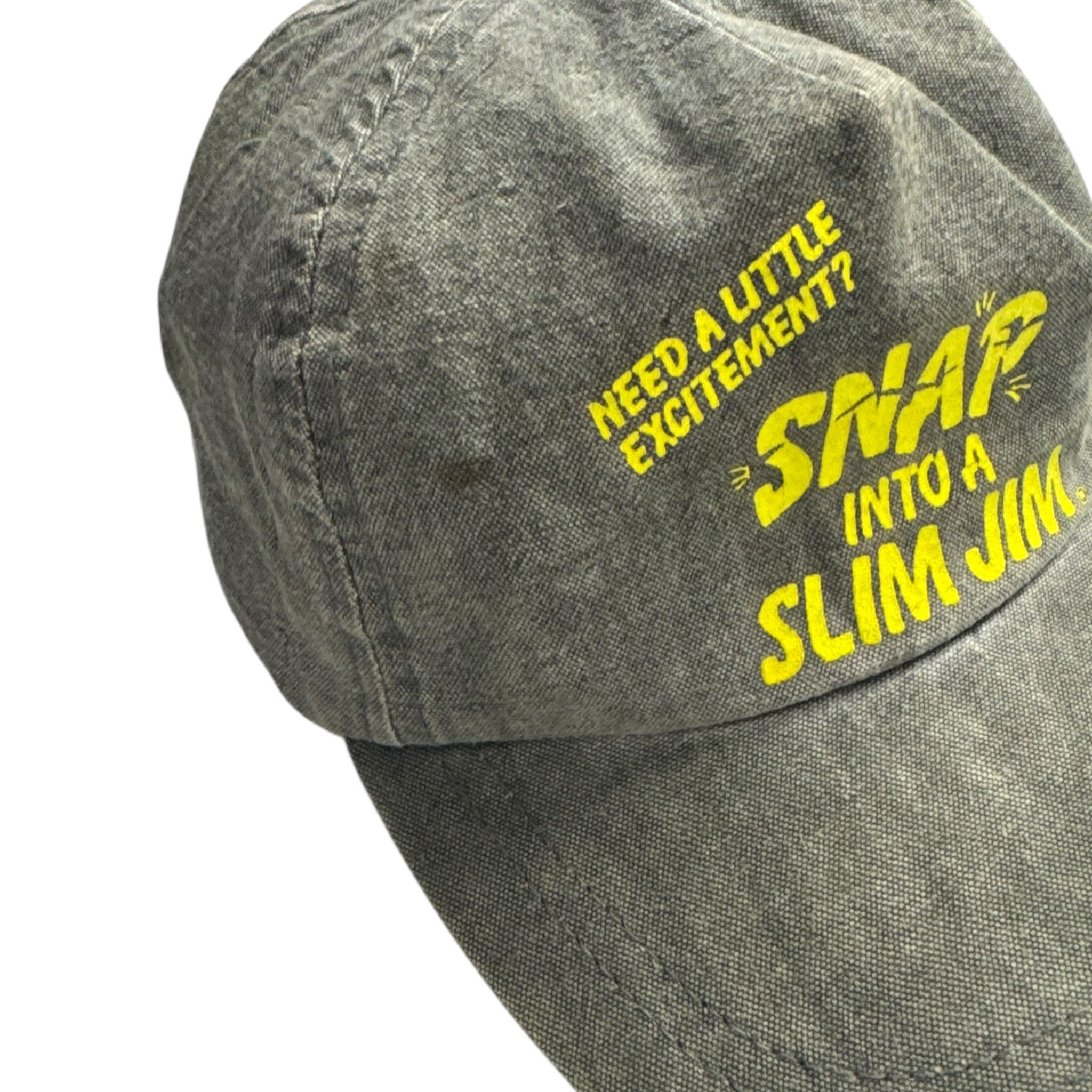 Vintage “Snap Into A…” Slim Jim Snack Promo Hat