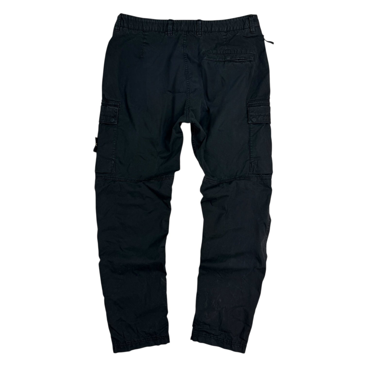 Stone Island Stretch Cotton Cargo Pants Black