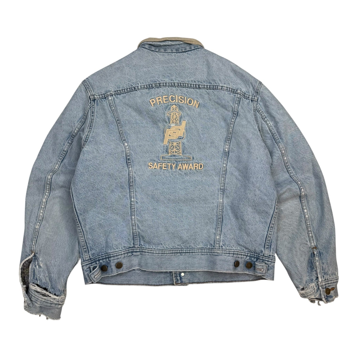 Vintage Storm Rider Denim Jacket Light Wash