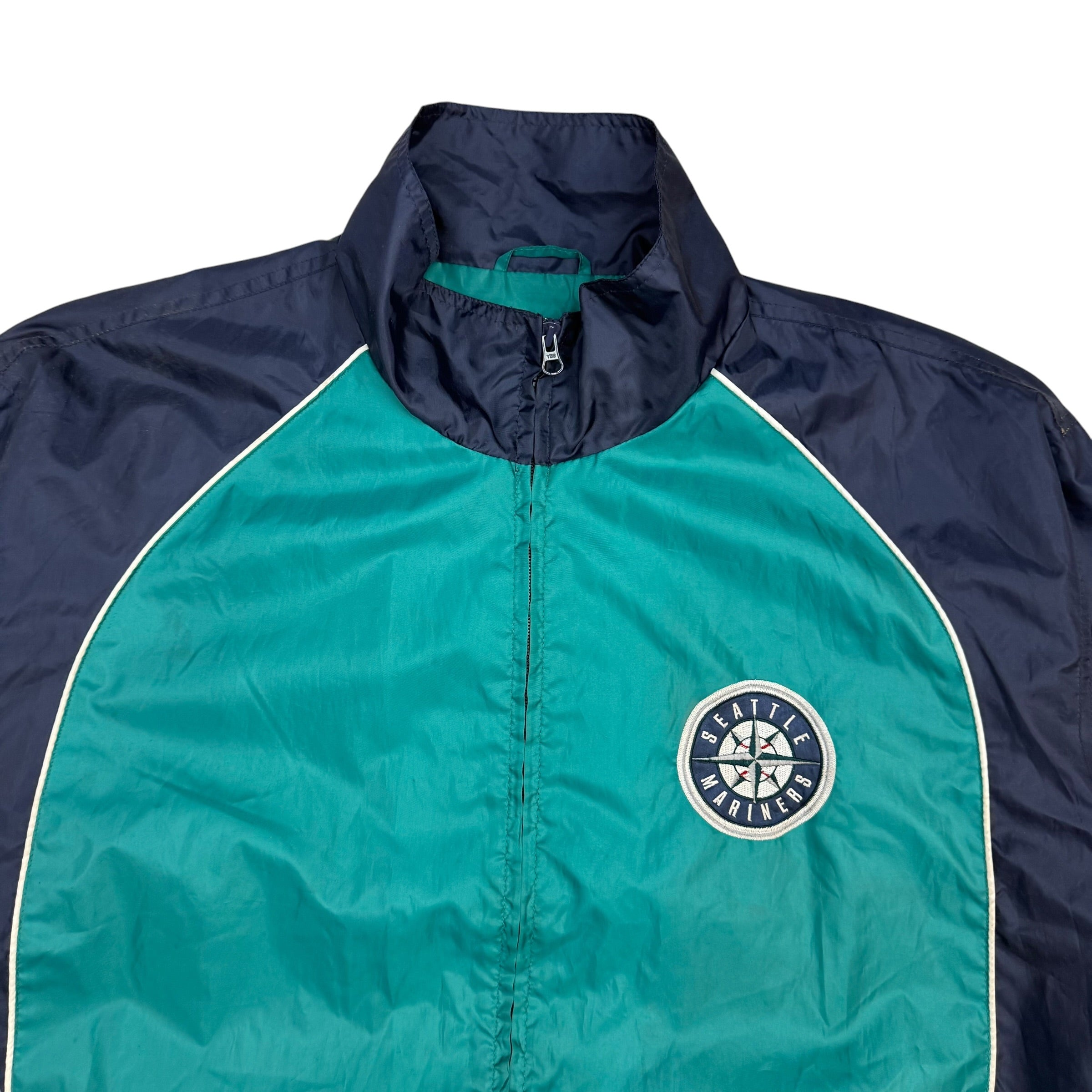 Vintage Seattle Mariners Windbreaker Jacket Teal/ Green