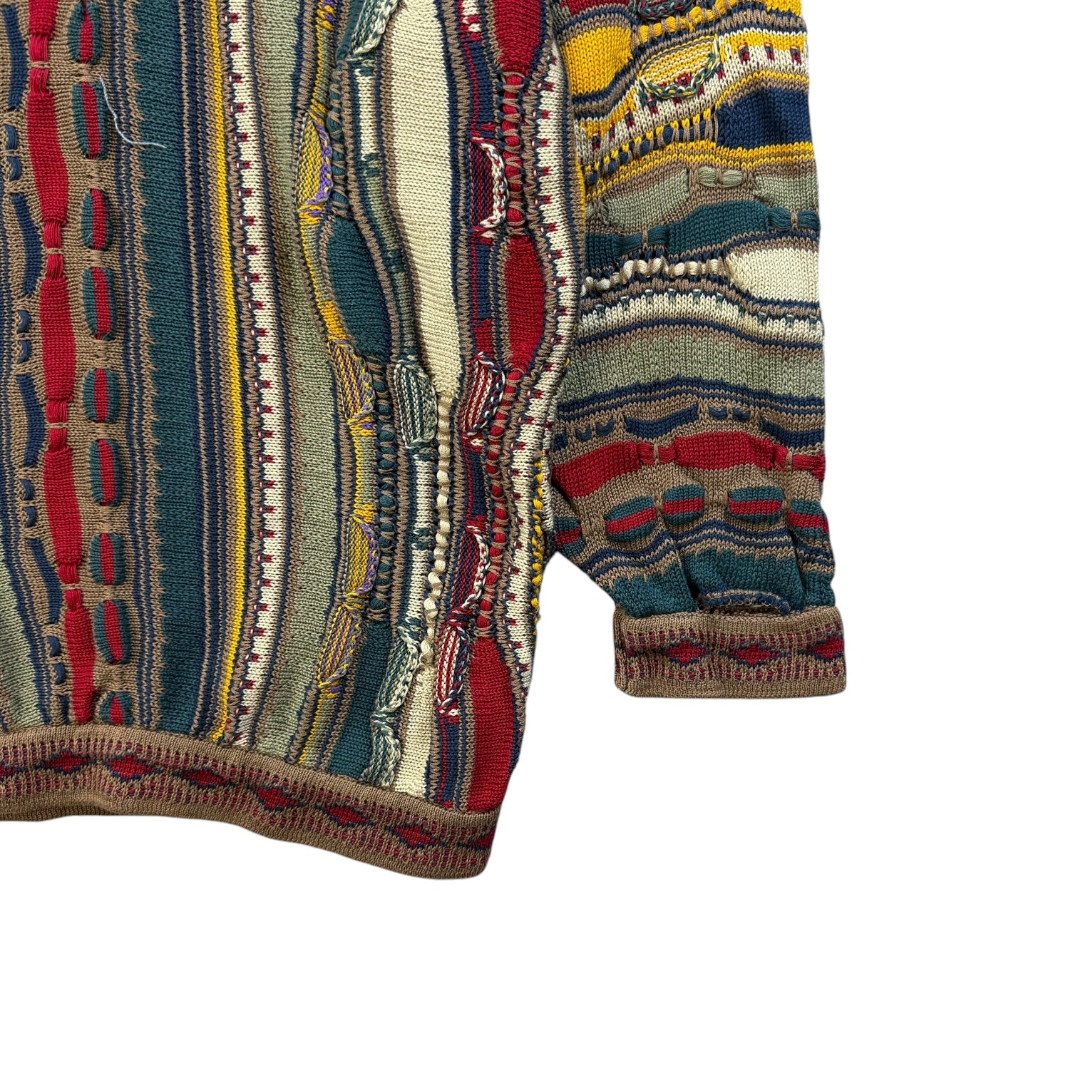 Vintage Coogi Cable Knit Sweater Multicolour