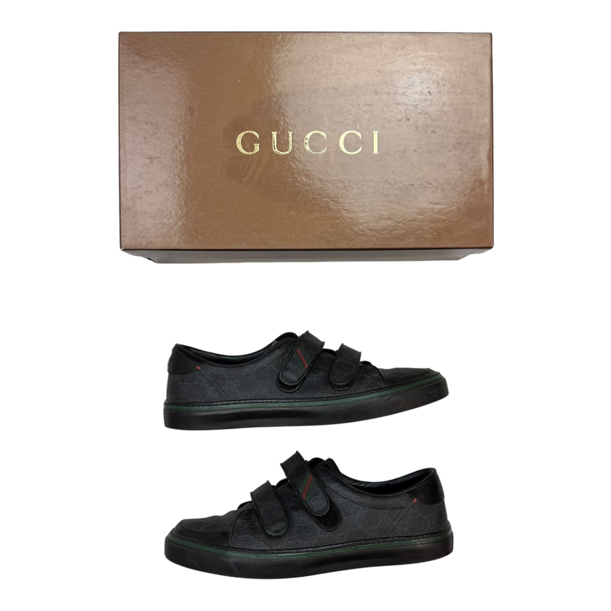 Gucci Velcro Strap Sneaker Black (Used)