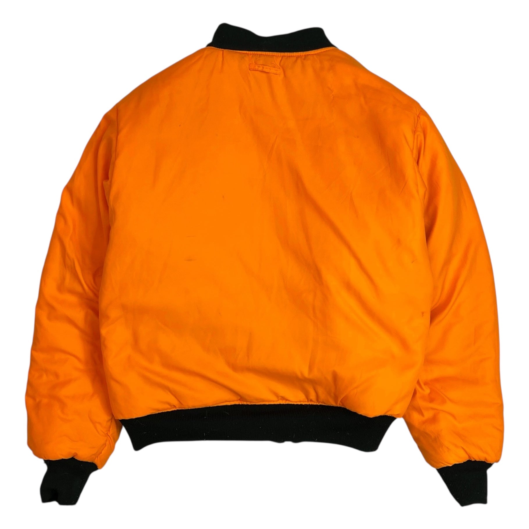 Vintage Rothco Reversible Bomber Jacket Black/Orange
