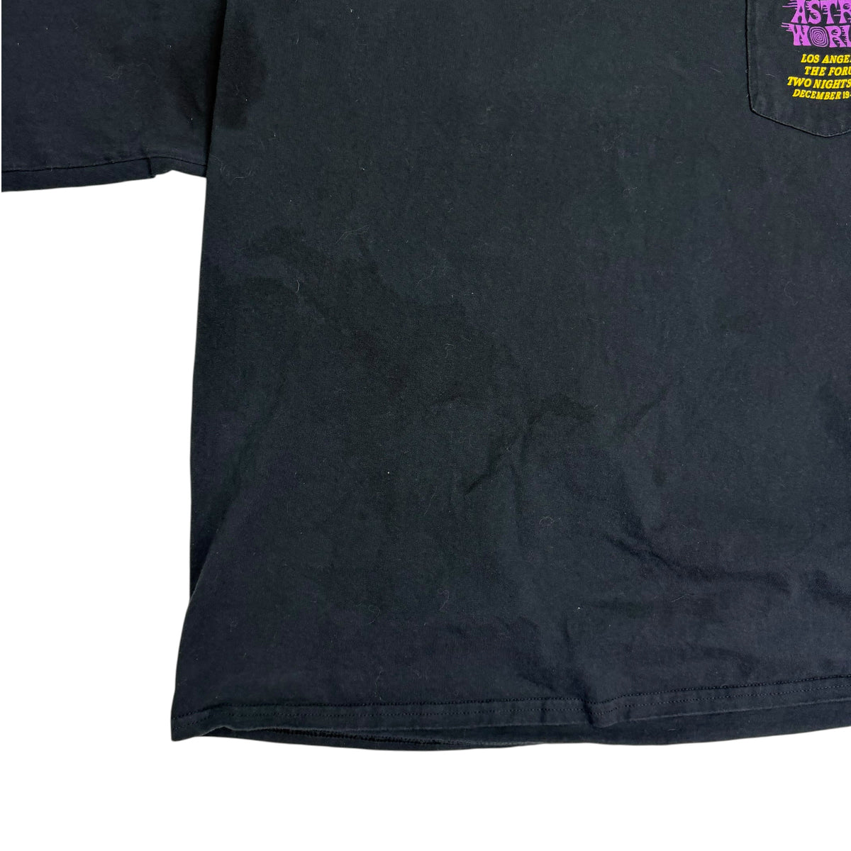 Travis Scott Astroworld Los Angeles Exclusive Long Sleeve Tee Black