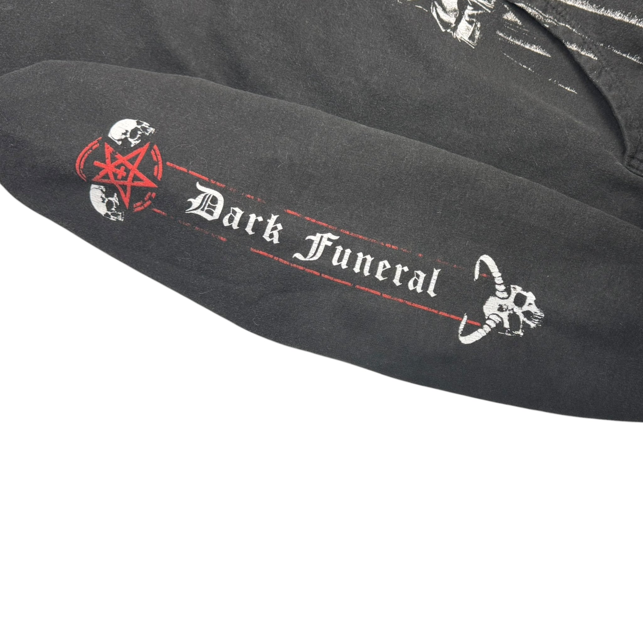 Dark Funeral Black Metal Zip Up Hoodie Black