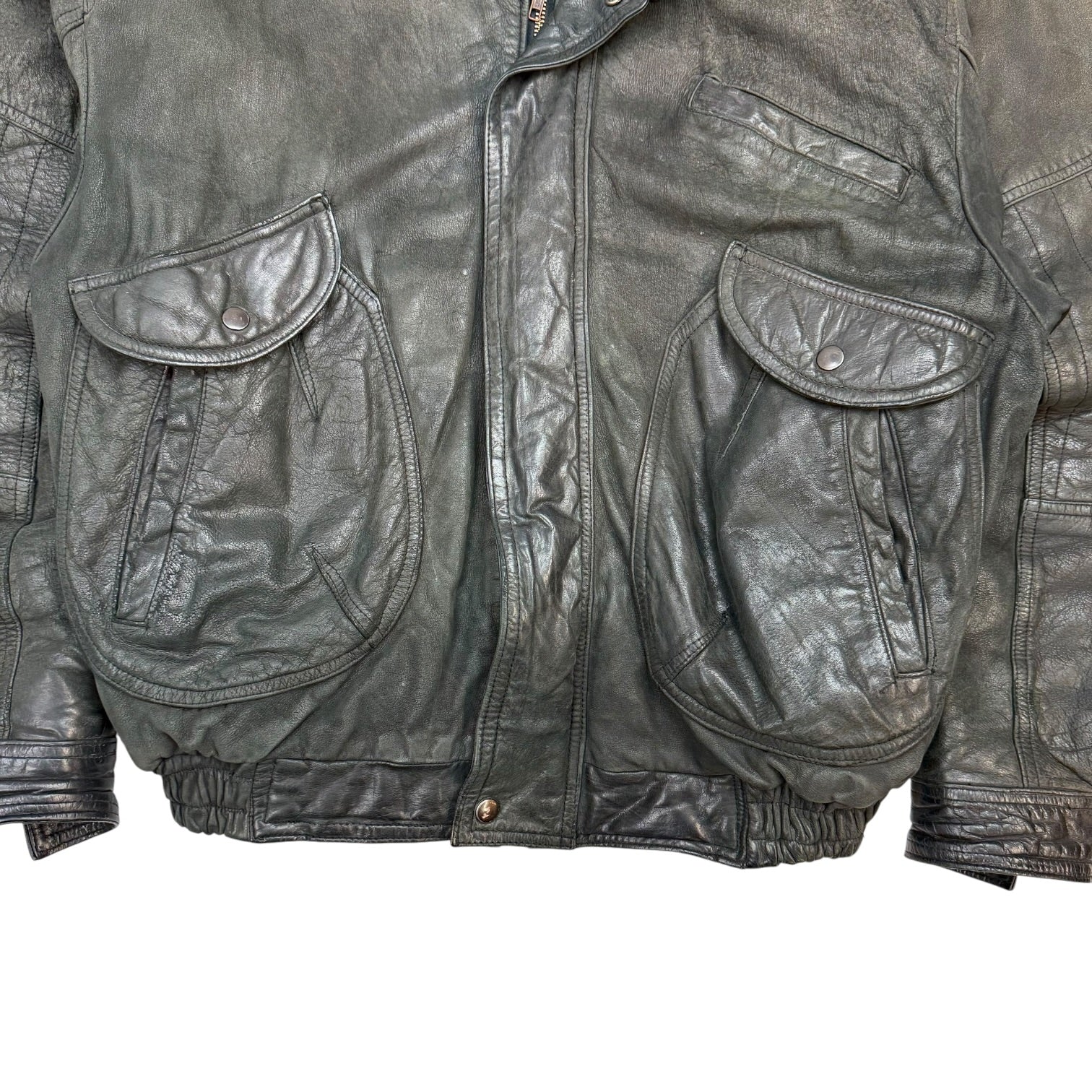 Vintage Spirite Leather Jacket Black