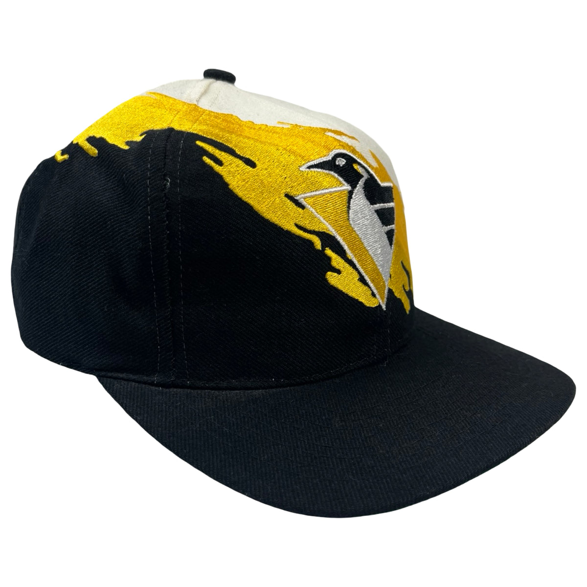 Vintage Pittsburgh Penguins Splash Logo Athletic Hat