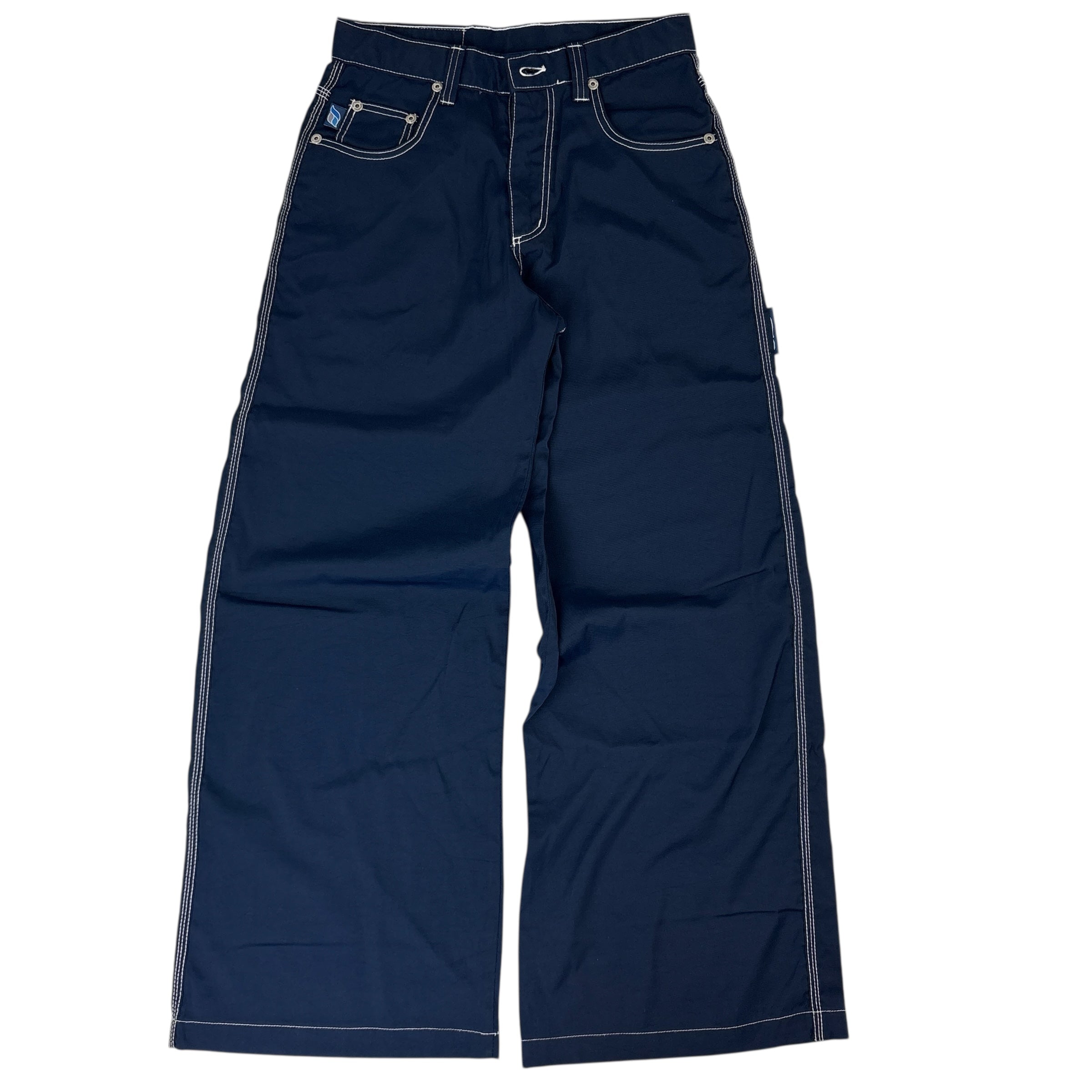 Vintage Y2K Kikwear Contrast Pants Blue