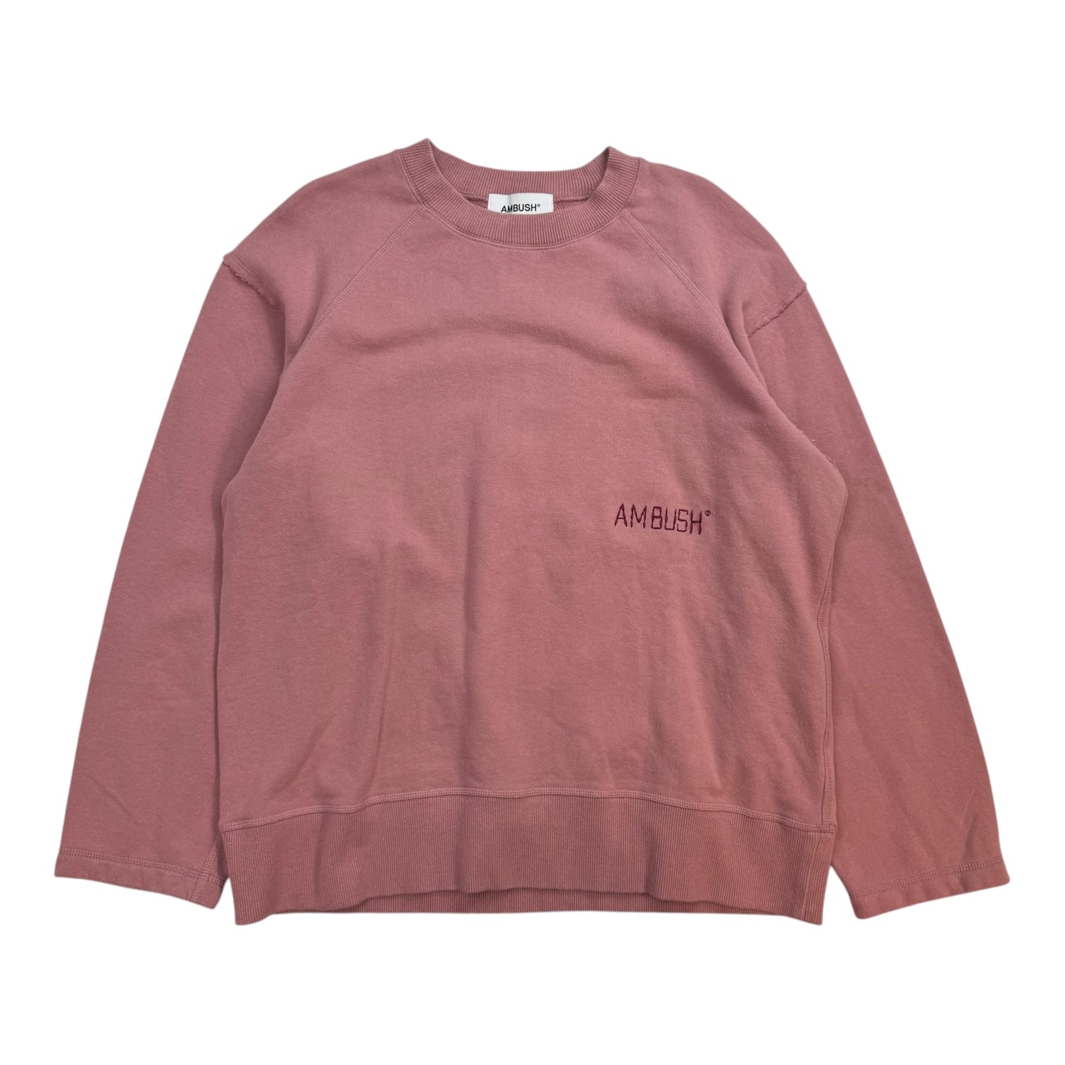 Ambush Logo Crewneck Light Magenta