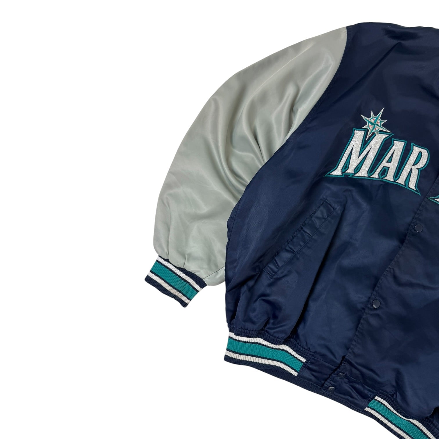 Vintage Seattle Mariners Starter Diamond Collection Jacket Navy/Grey