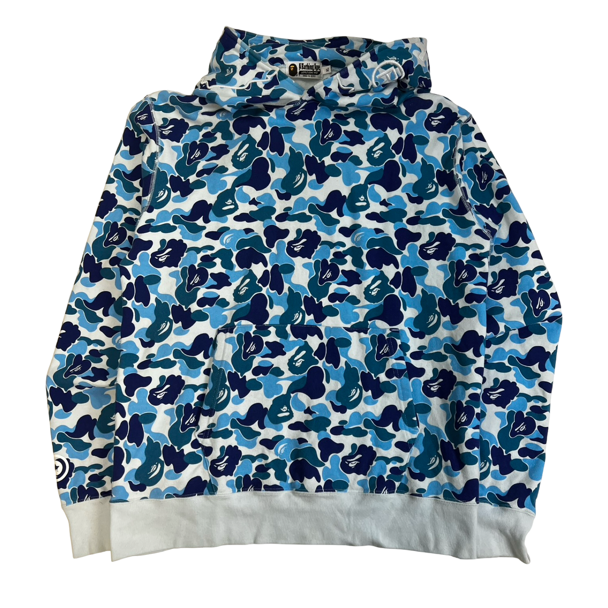 BAPE A Bathing Ape ABC Camo Blue Sweatshirt