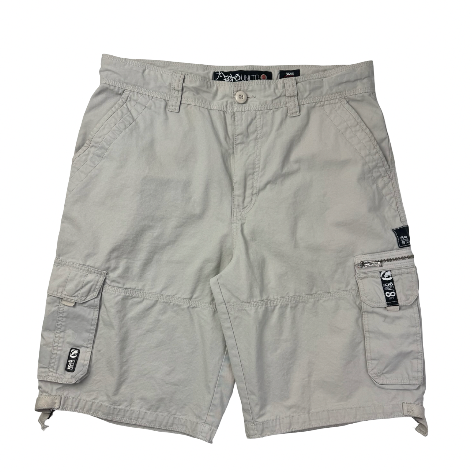 Vintage Y2K Ecko Unlimited. Cargo Shorts White