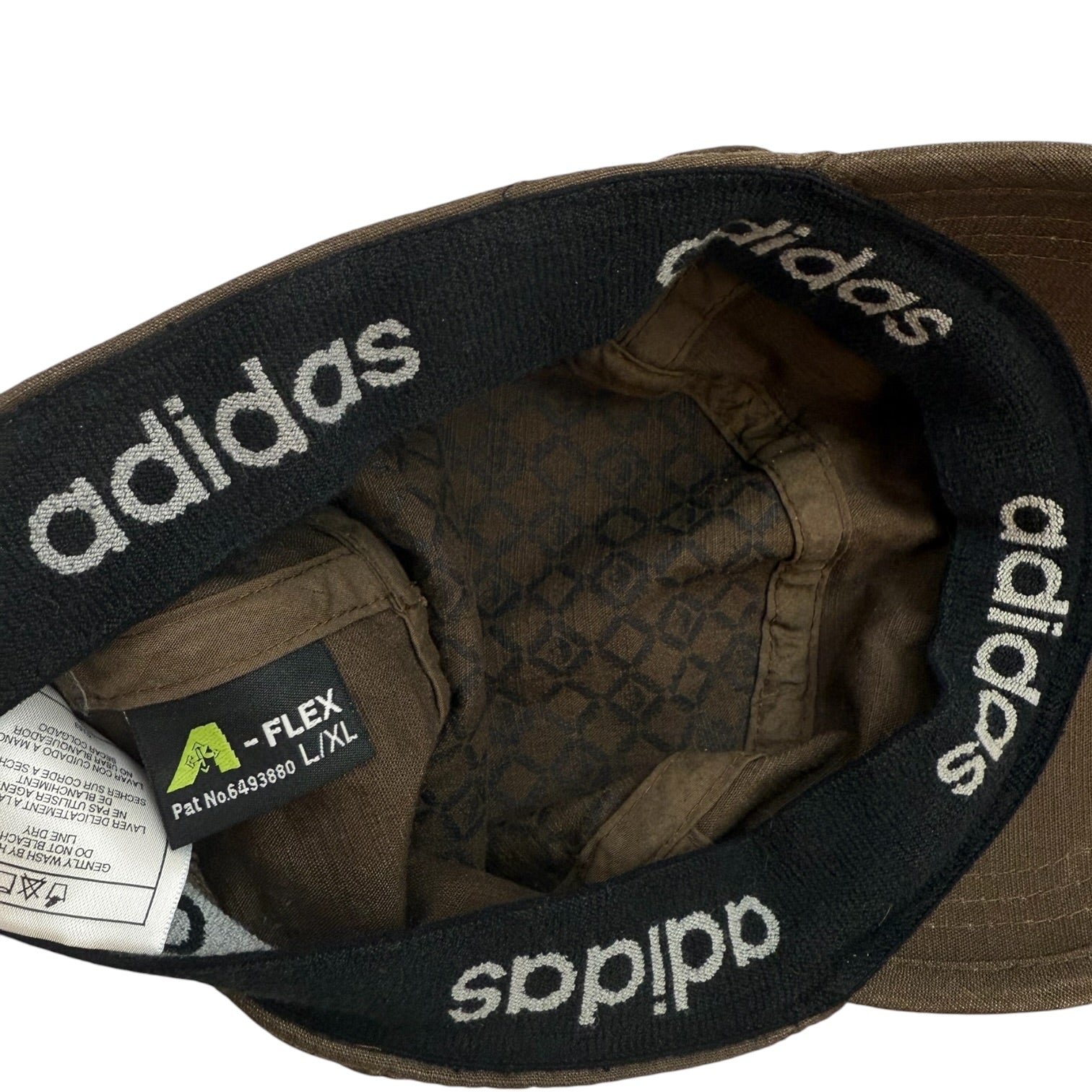 (W) Vintage Y2K Adidas Cadet Cap Brown