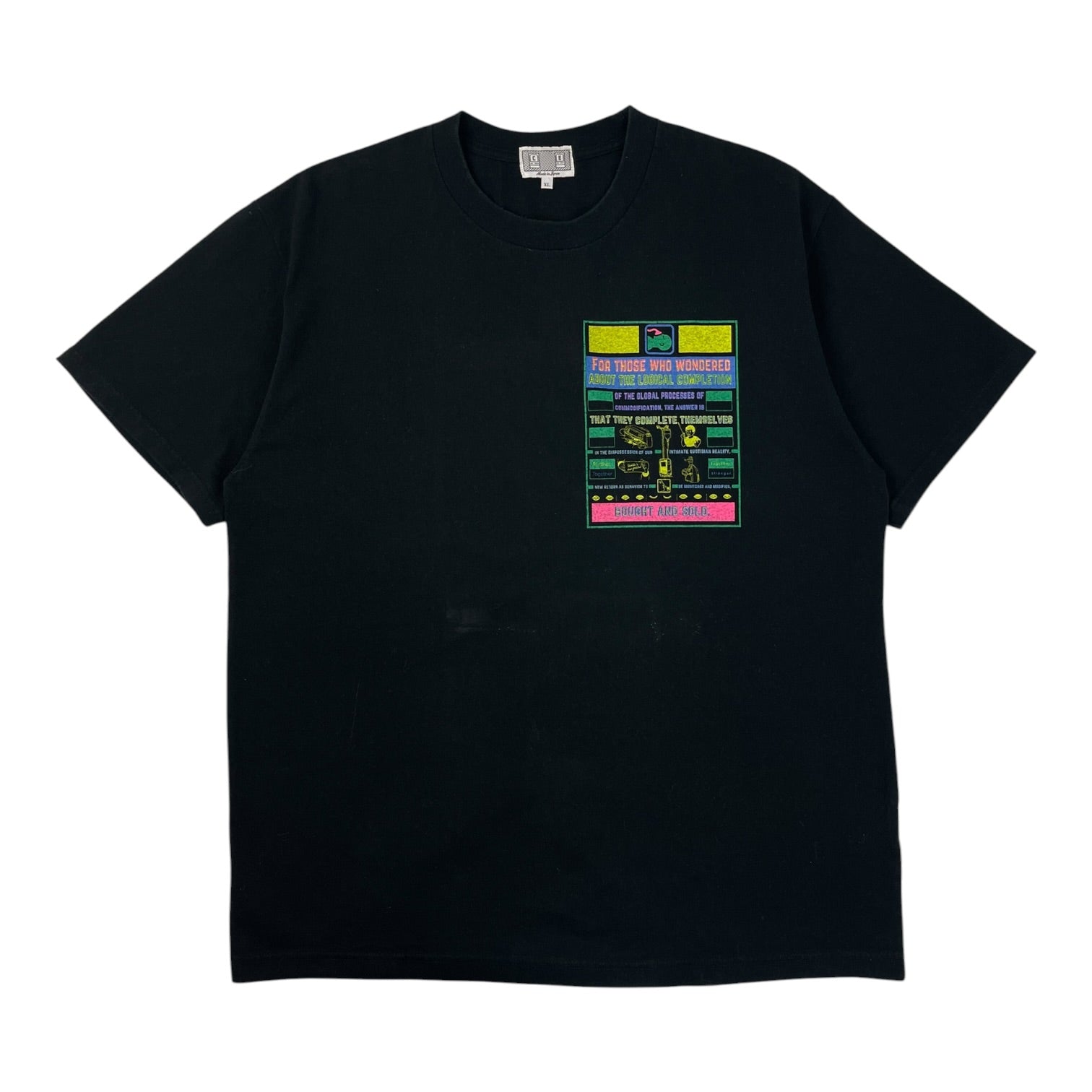Cav Empt Bought and Sold T-Shirt Black