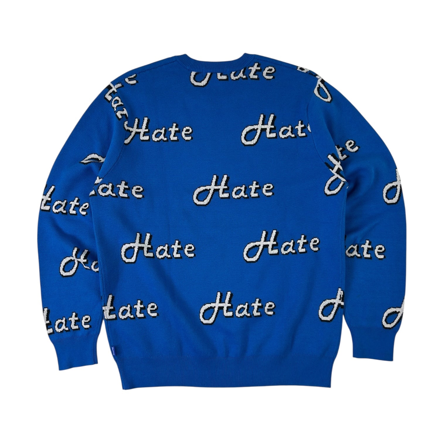 Supreme Hate Sweater Blue