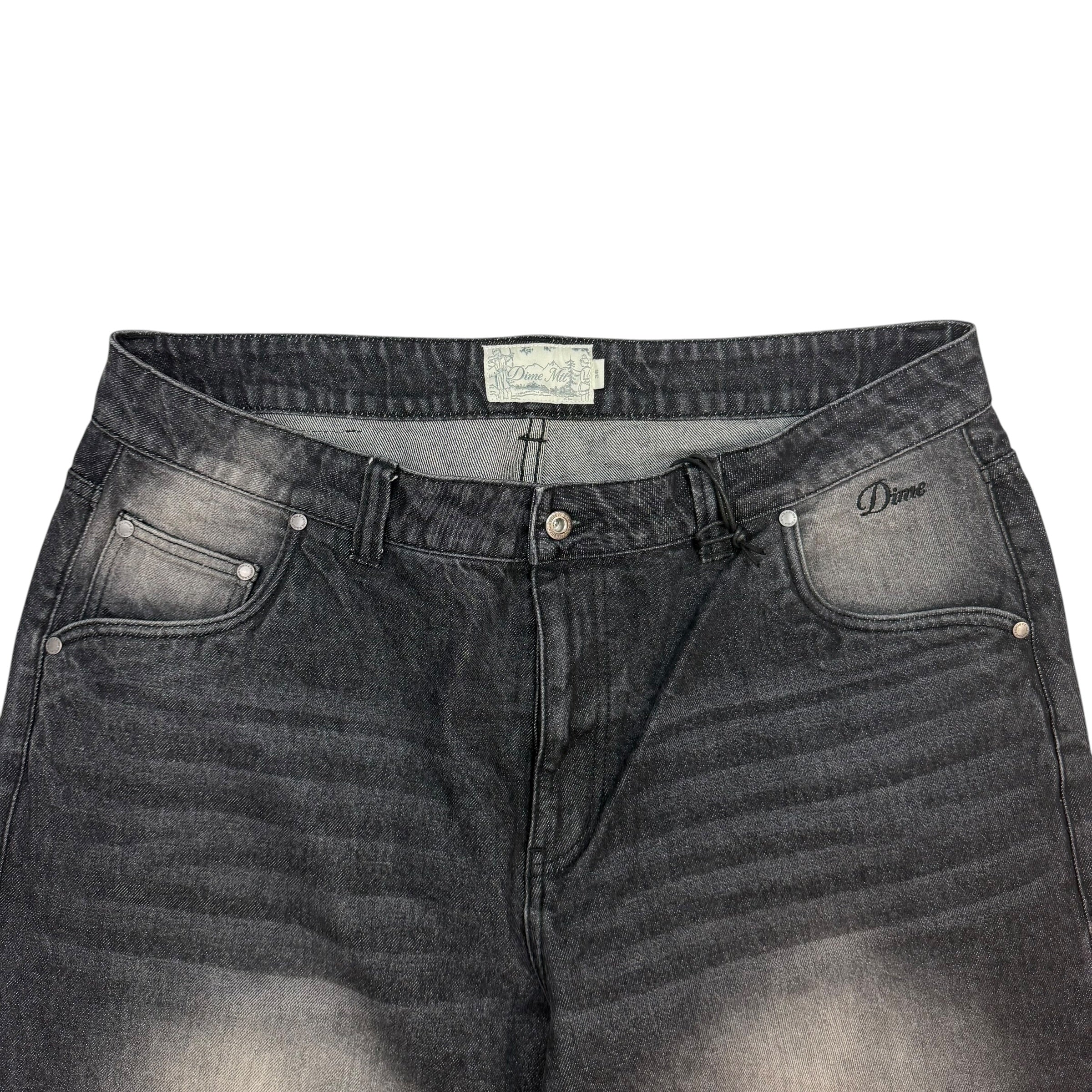 Dime Classic Baggy Denim Pants Black