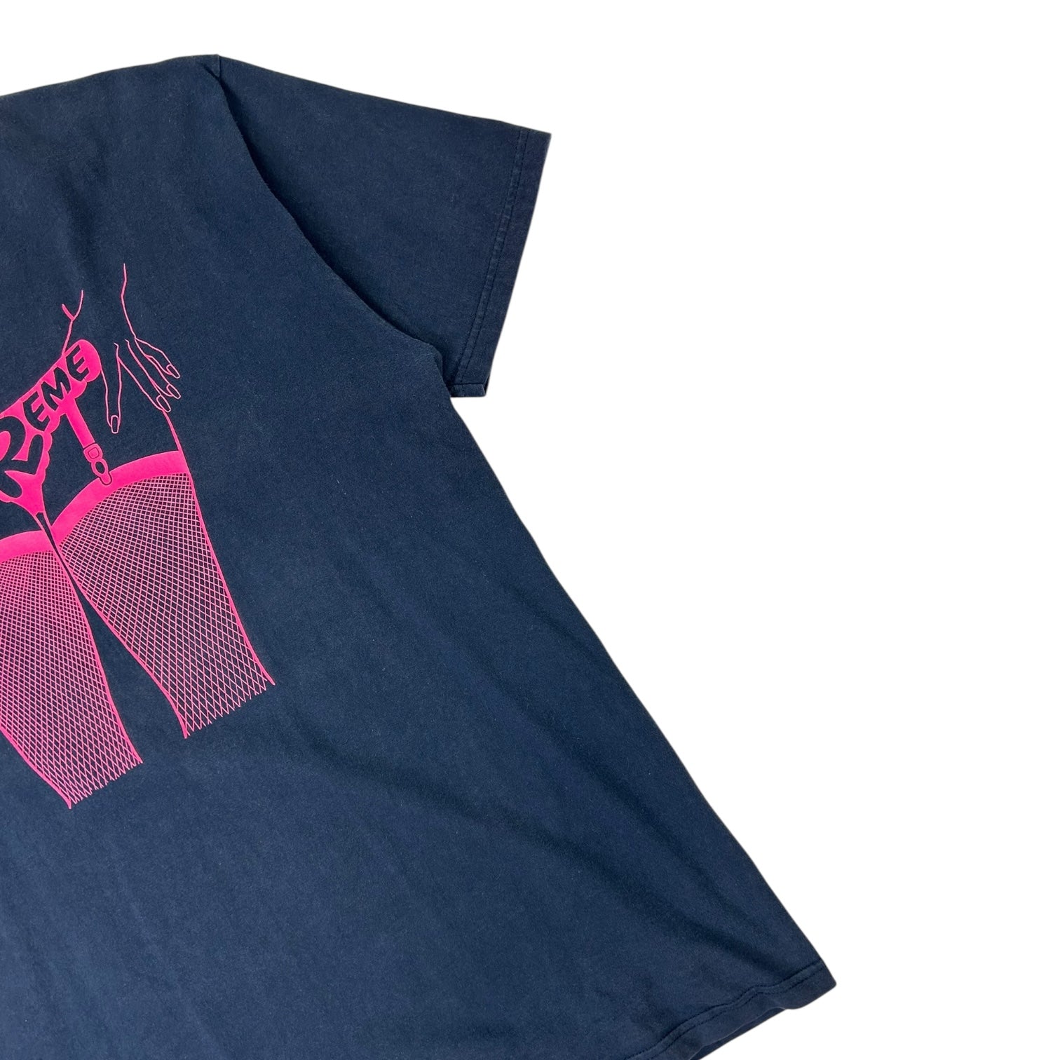 Supreme Guy Gonzales Fishnets T-Shirt Navy