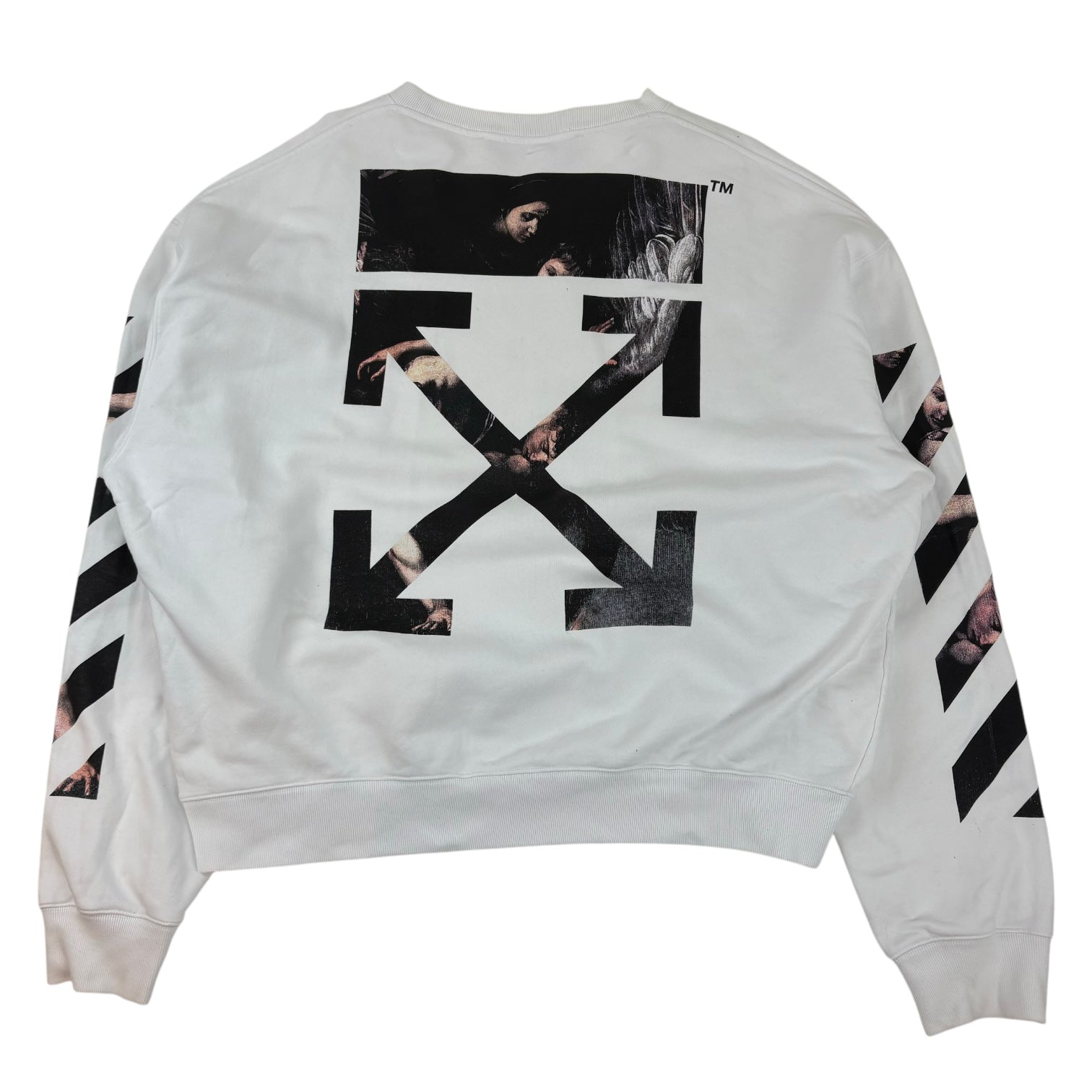 Off-White Caravaggio Arrows Crewneck White