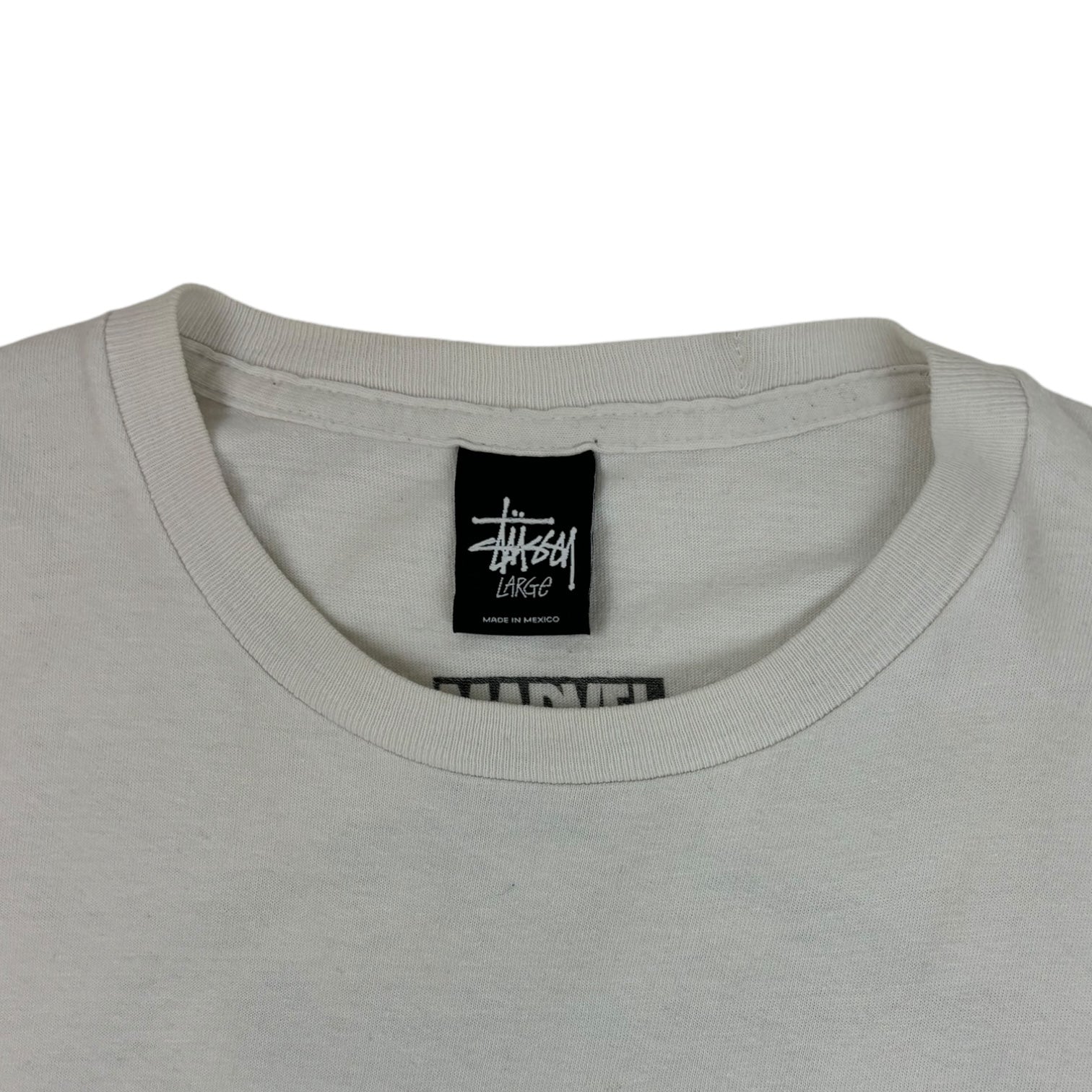 Stussy x Marvel Double S Logo T-Short White