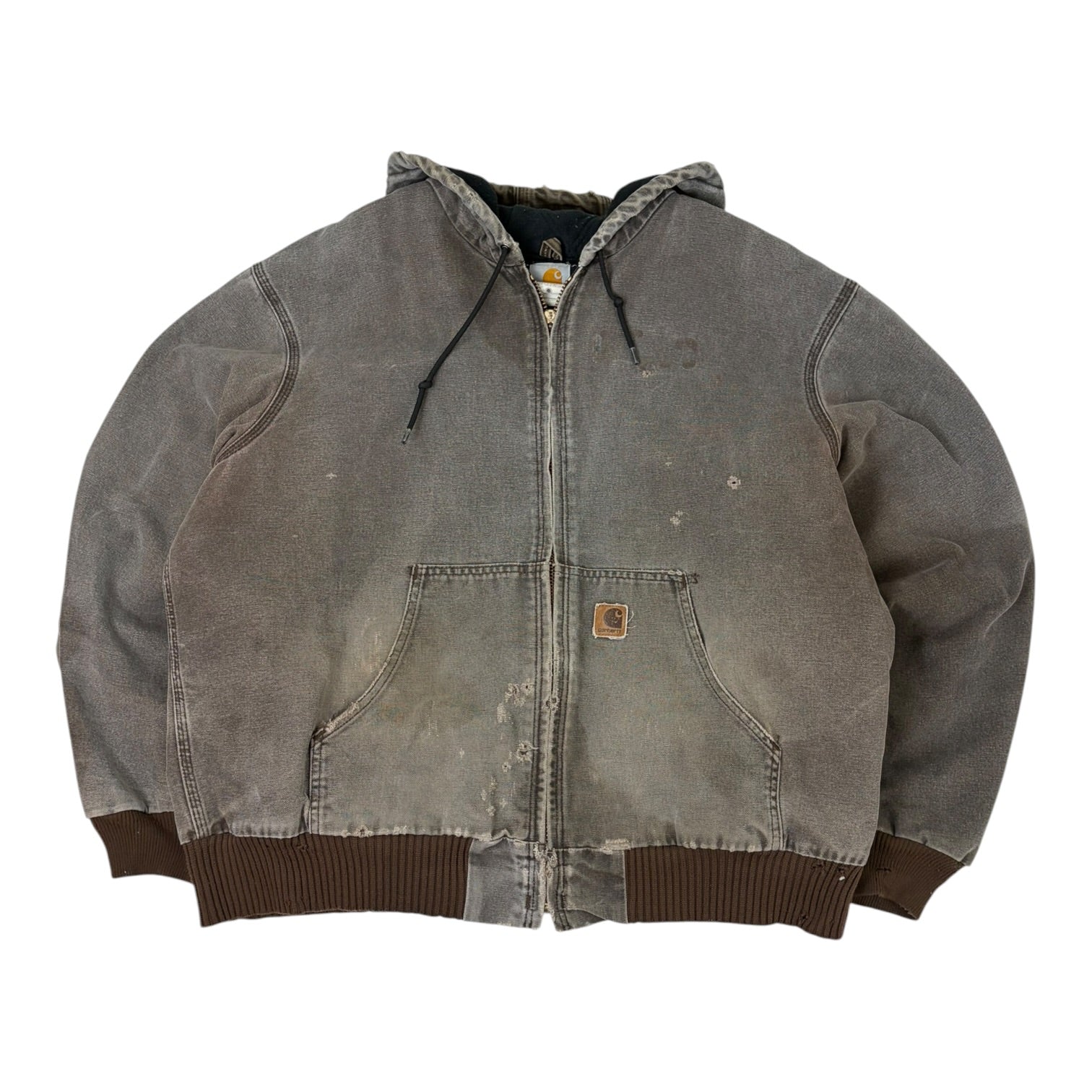 Vintage Carhartt Active Jacket Faded Brown
