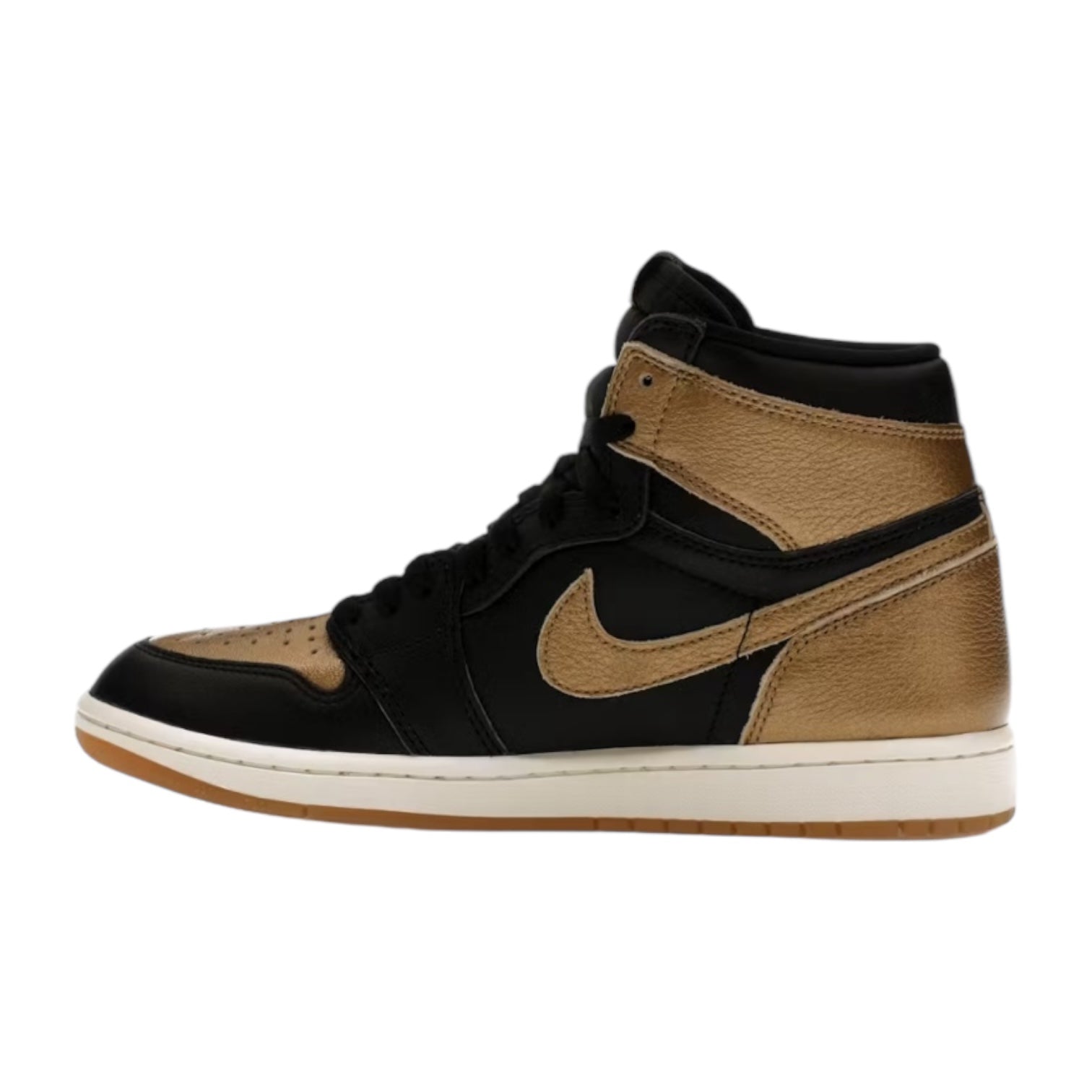 Jordan 1 High Black Metallic Gold