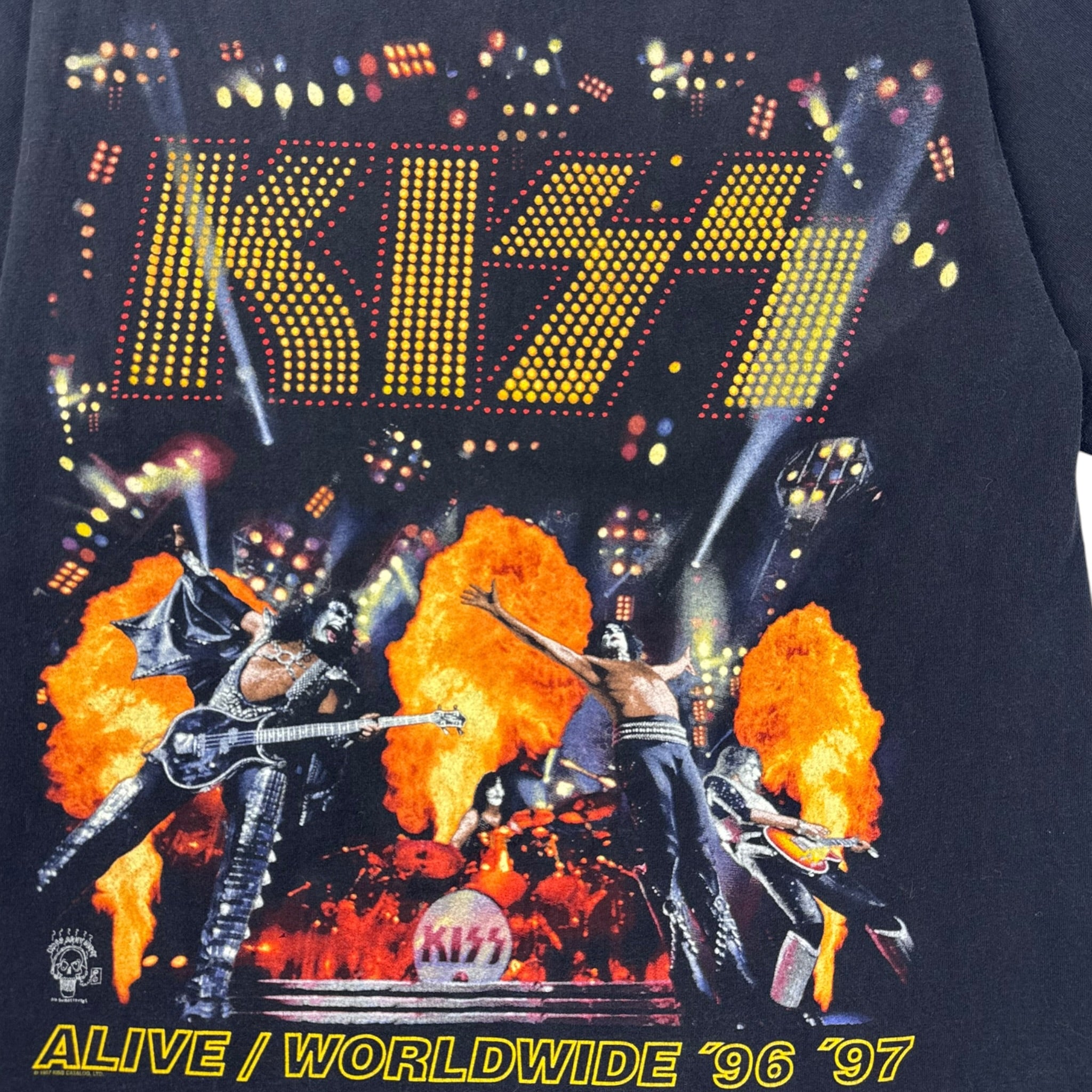 1997 Kiss ‘The Hottest Band In The World’ Band T-Shirt