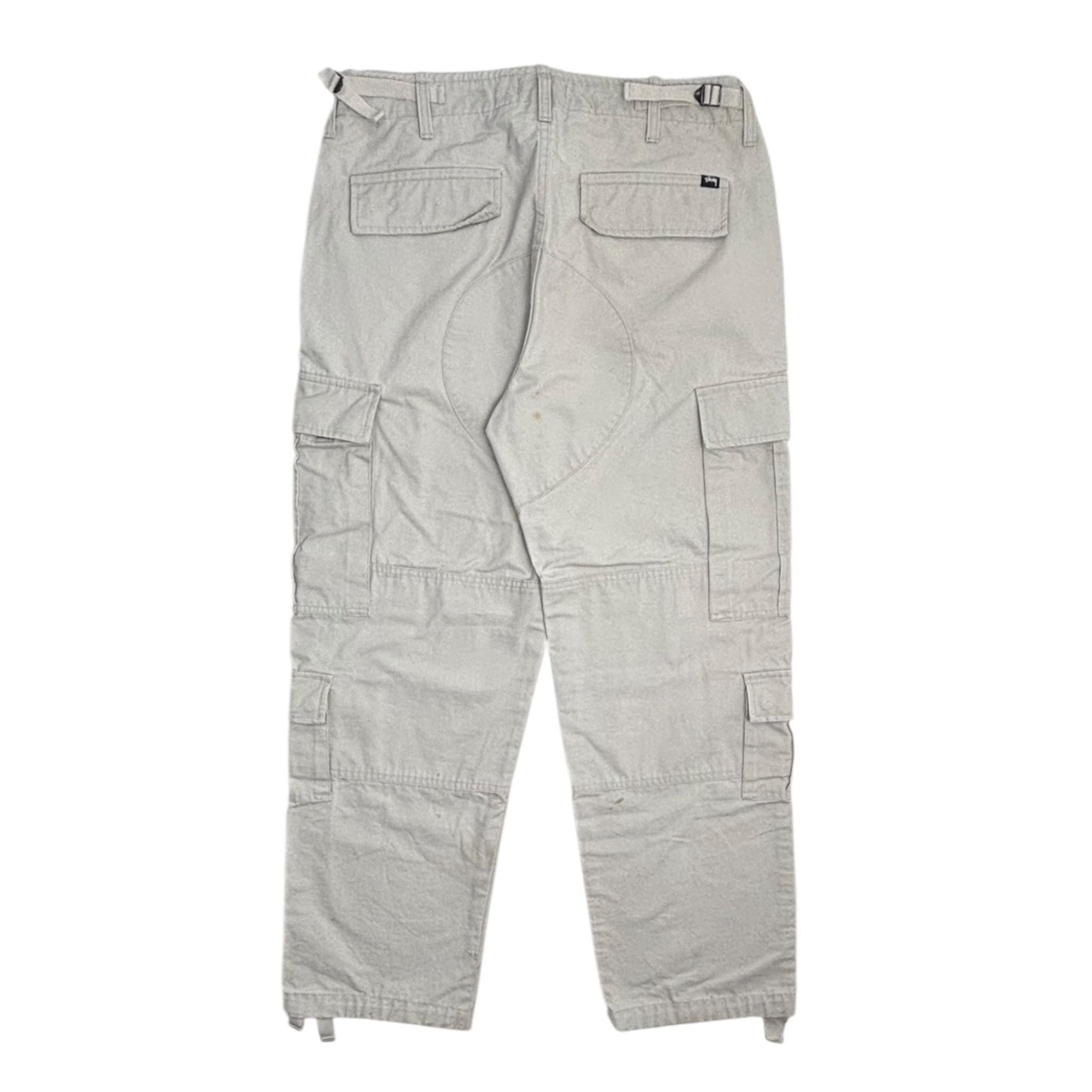 Stussy Ripstop Surplus Cargo Pant White