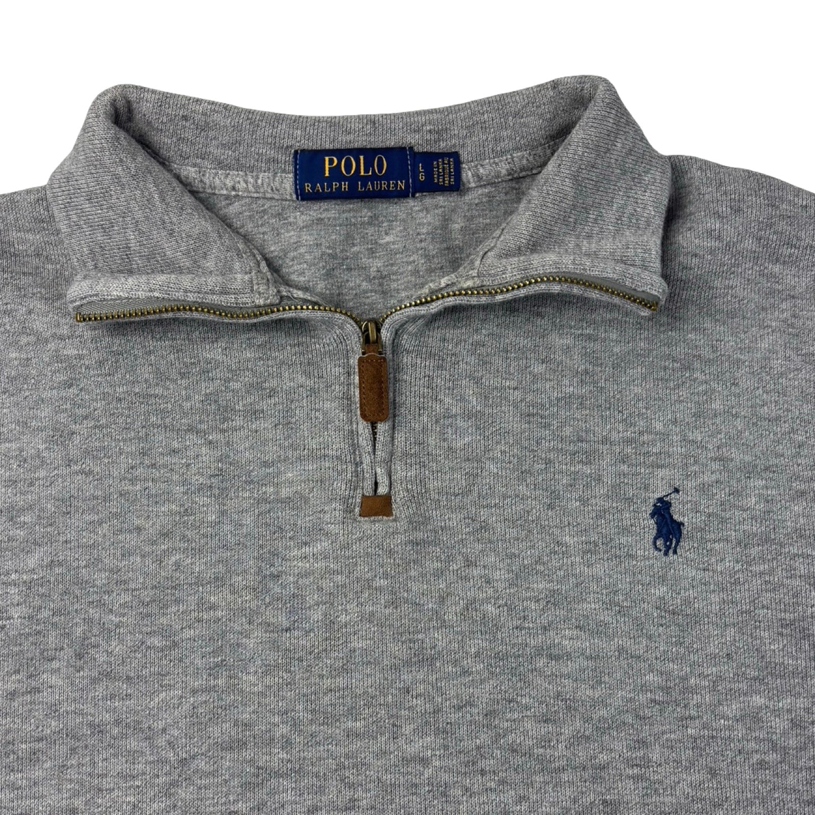 Vintage Polo Ralph Lauren Quarter-Zip Grey