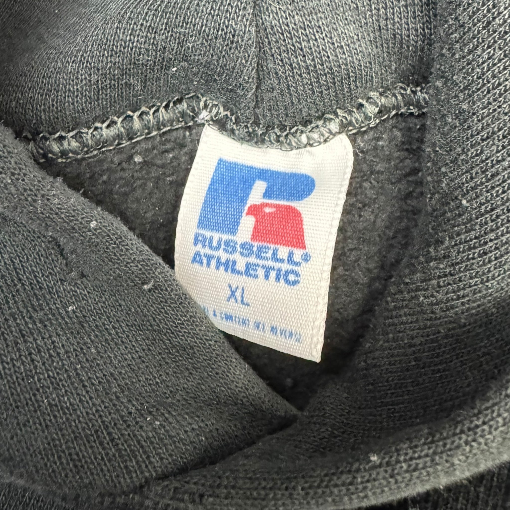 Vintage Russell Athletic Hoodie Black