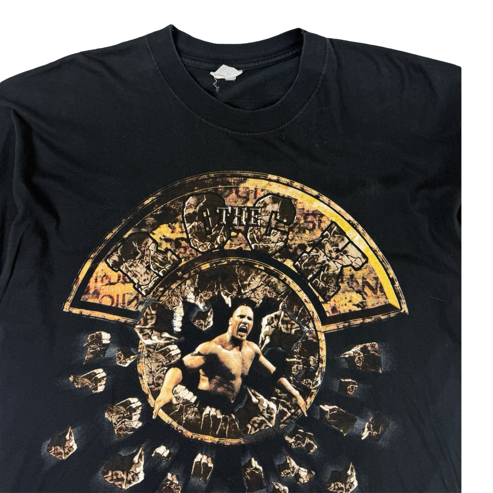 Vintage 1998 WWF The Rock T-Shirt Black