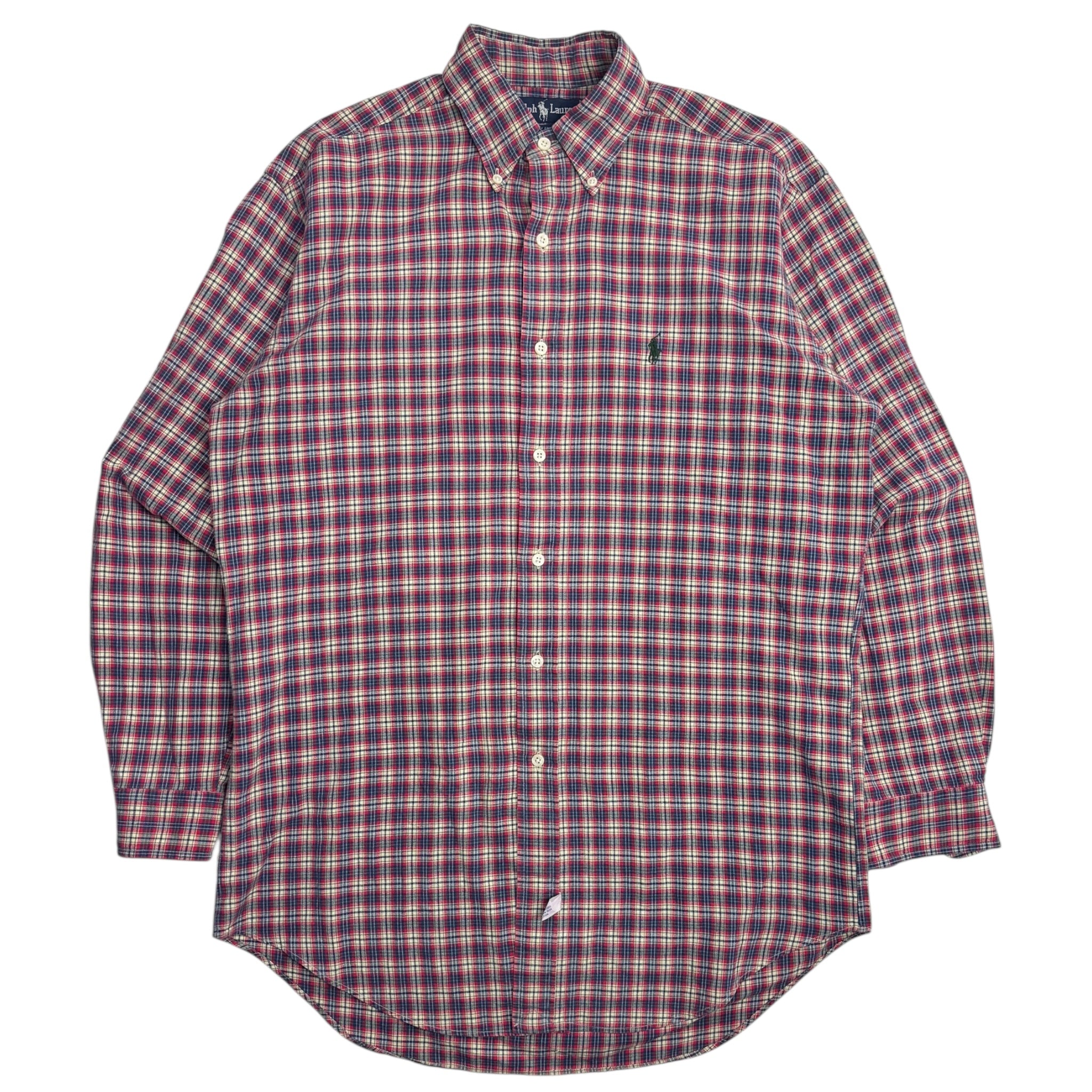 Vintage Polo Ralph Lauren Button Up Shirt Red