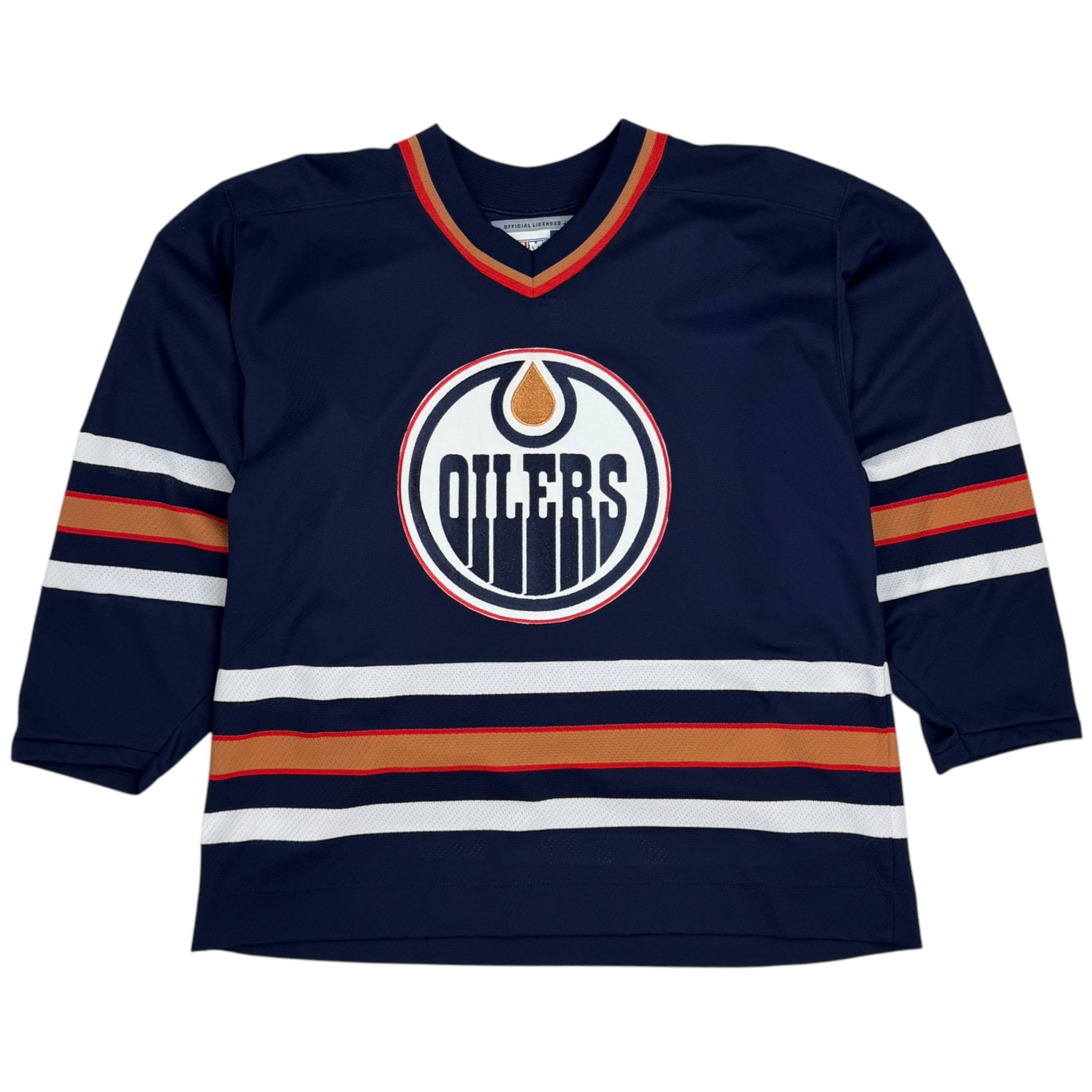 Vintage Aleš Hemský Edmonton Oilers CCM Alternate Jersey Navy