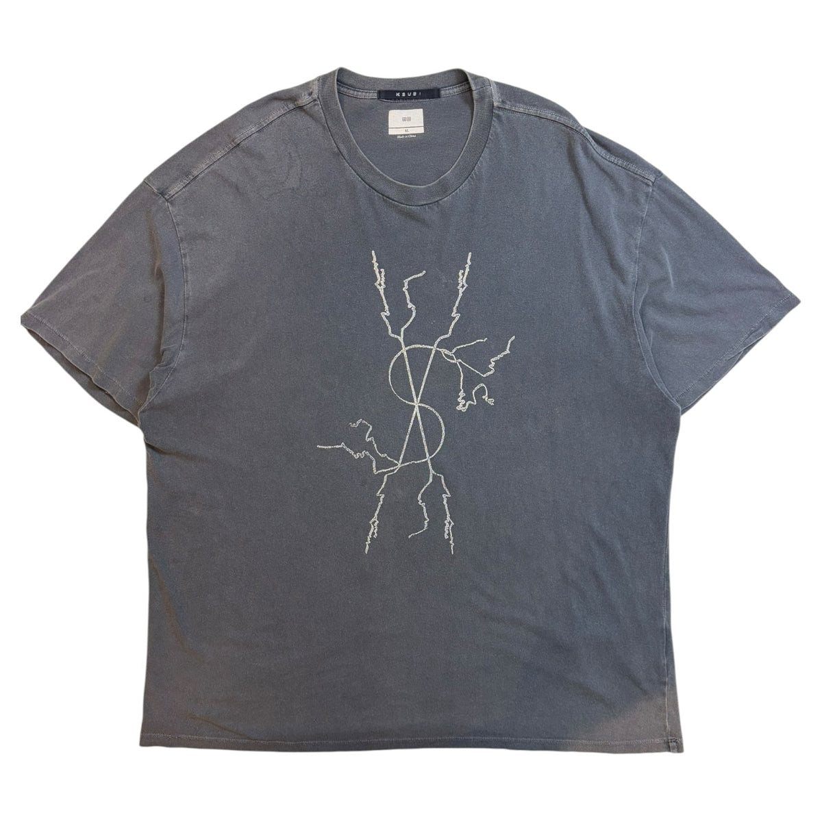 Ksubi Dollar Sign T-Shirt Grey
