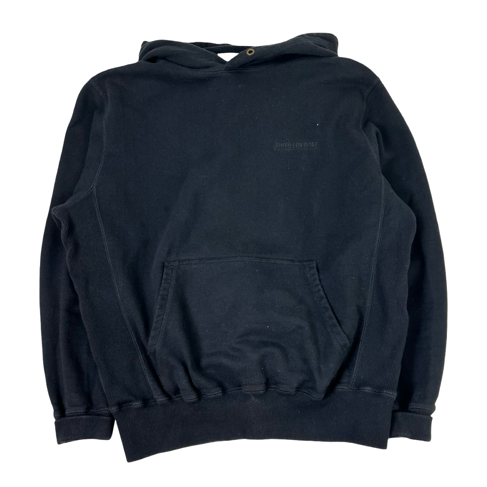 Aime Leon Dore Tonal Logo Hoodie Sweatshirt Black