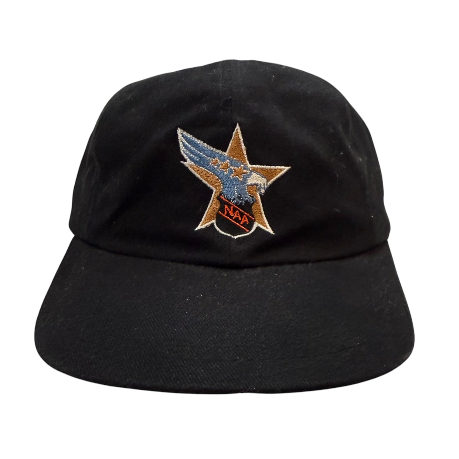 Vintage NAA Strapback Hat Black