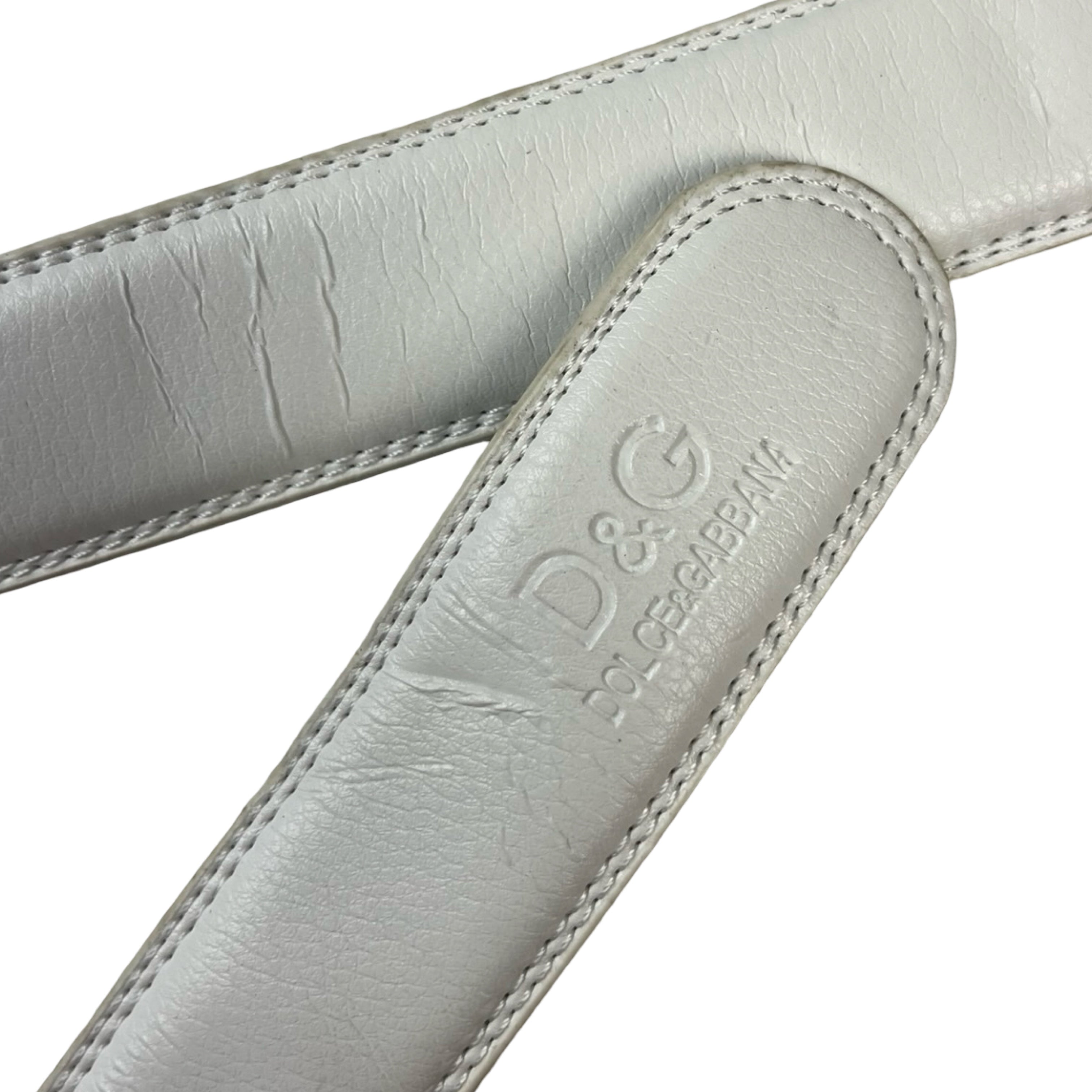 W) Vintage Y2K Dolce & Gabbana Click Belt
