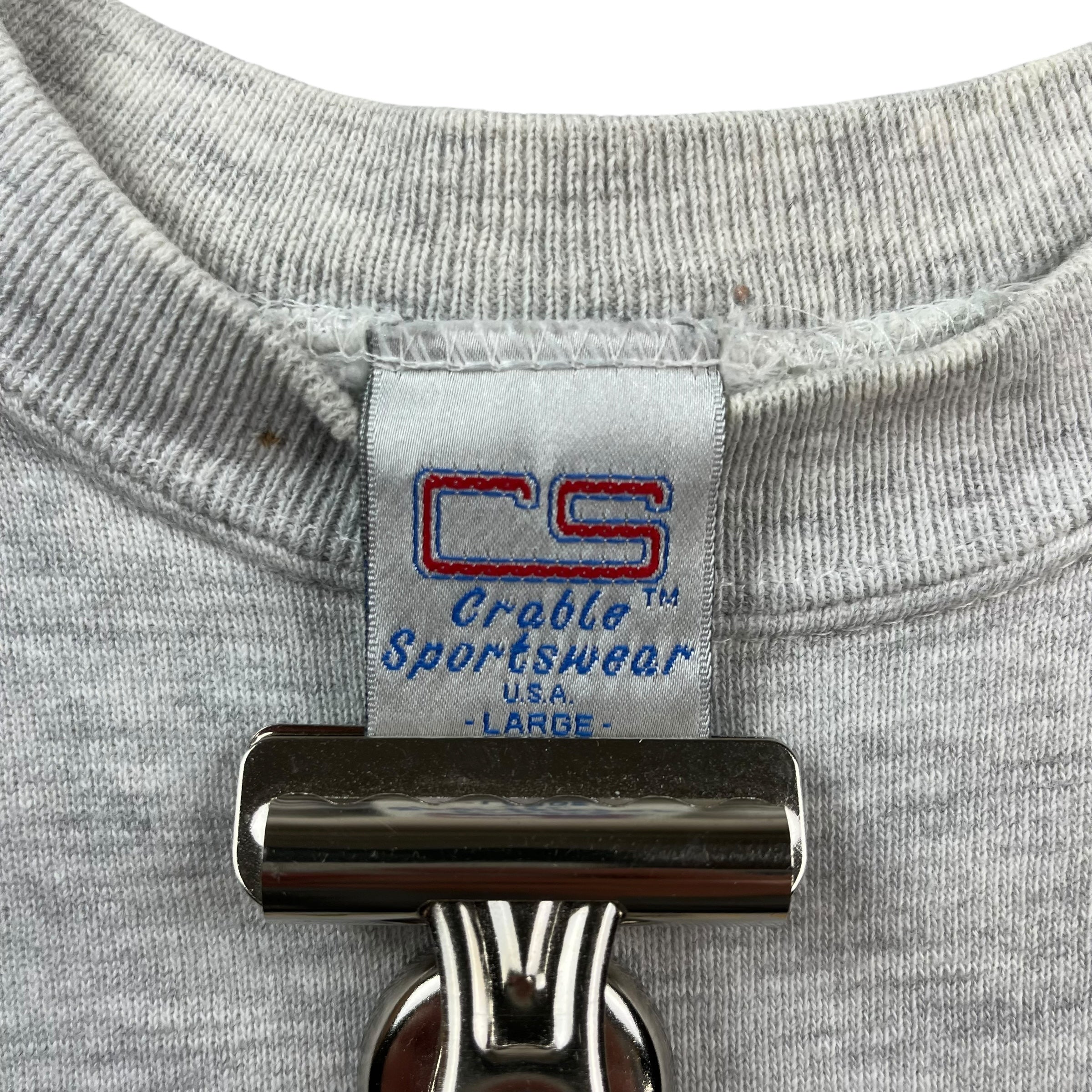 Vintage Boston Bruins Crewneck Light Grey