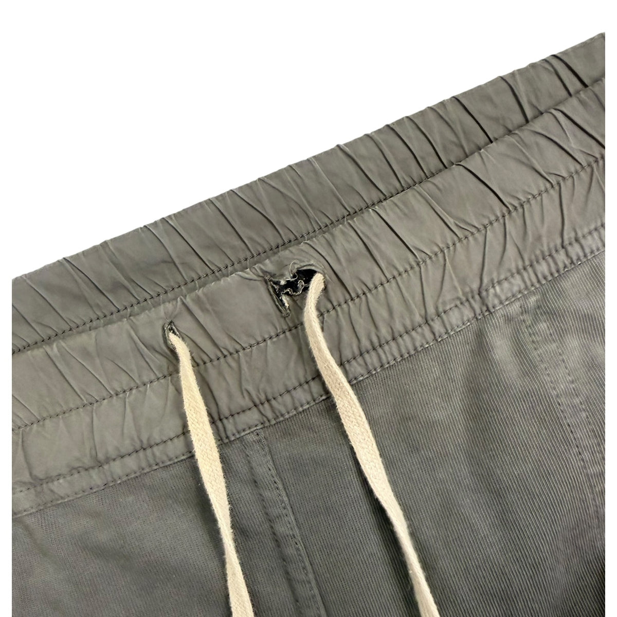 Rick Owens DRKSHDW Drop Crotch Cropped Shorts Dust