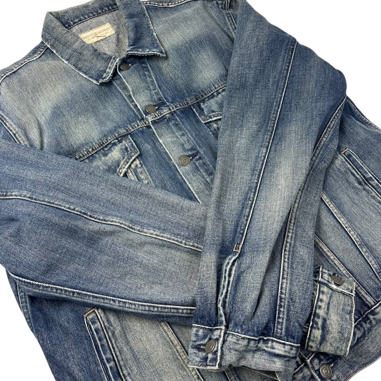 Vintage Polo Ralph Lauren Denim Jacket Light Blue Wash