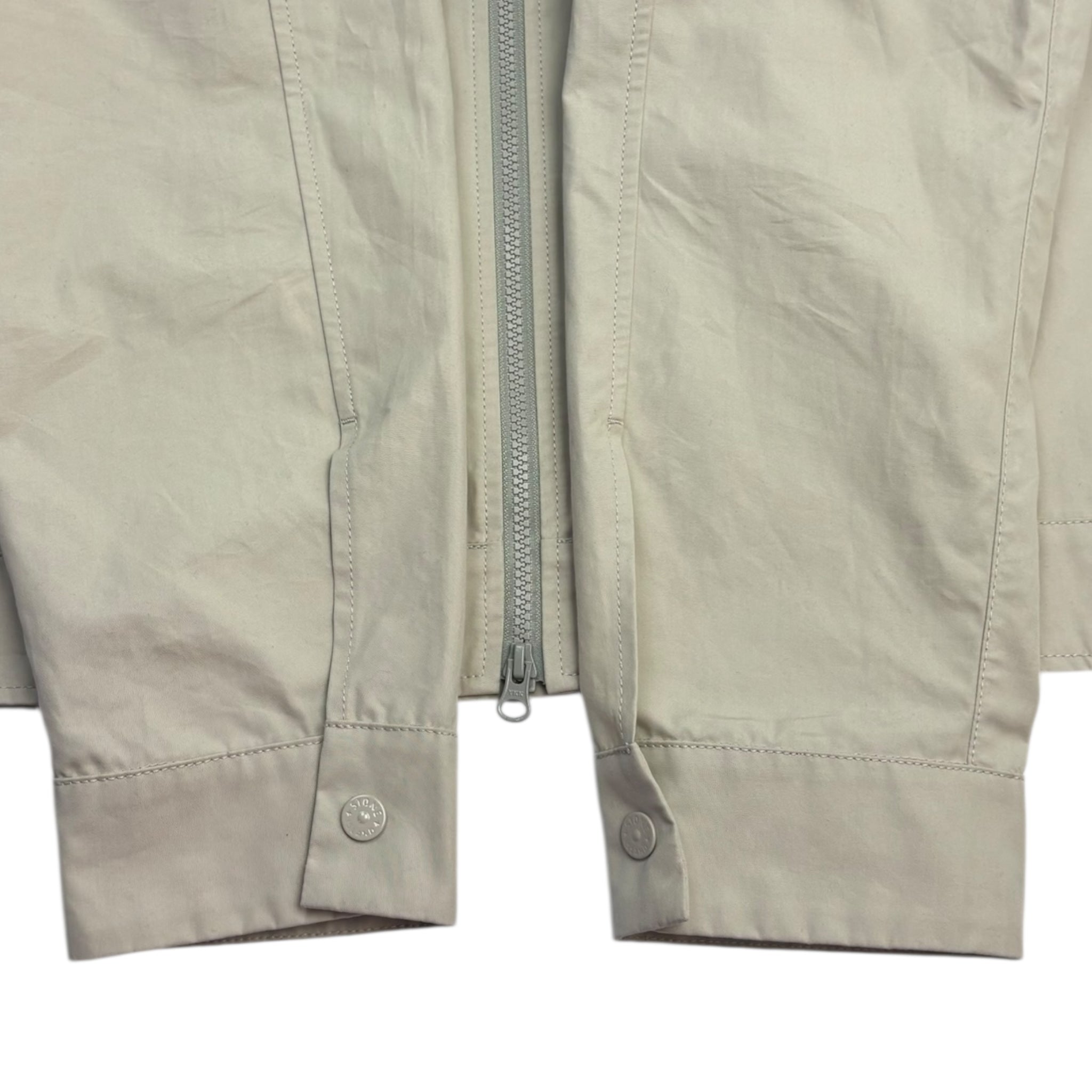 Stone Island Ghost Piece O-Ventile Zip Jacket Beige