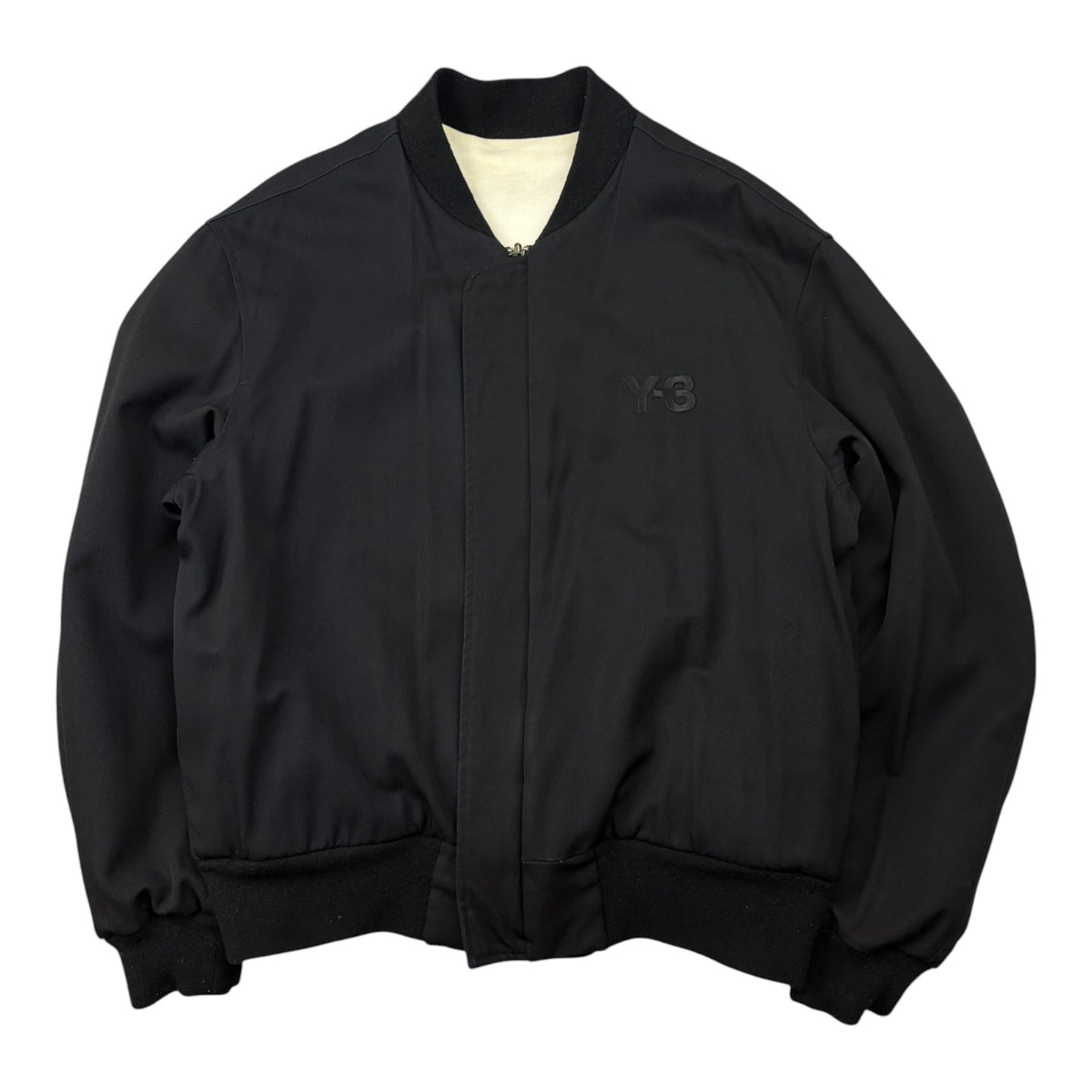 SS04 Yohji Yahmamoto x Adidas Y3 Pin Up Girl Reversible Bomber Jacket White