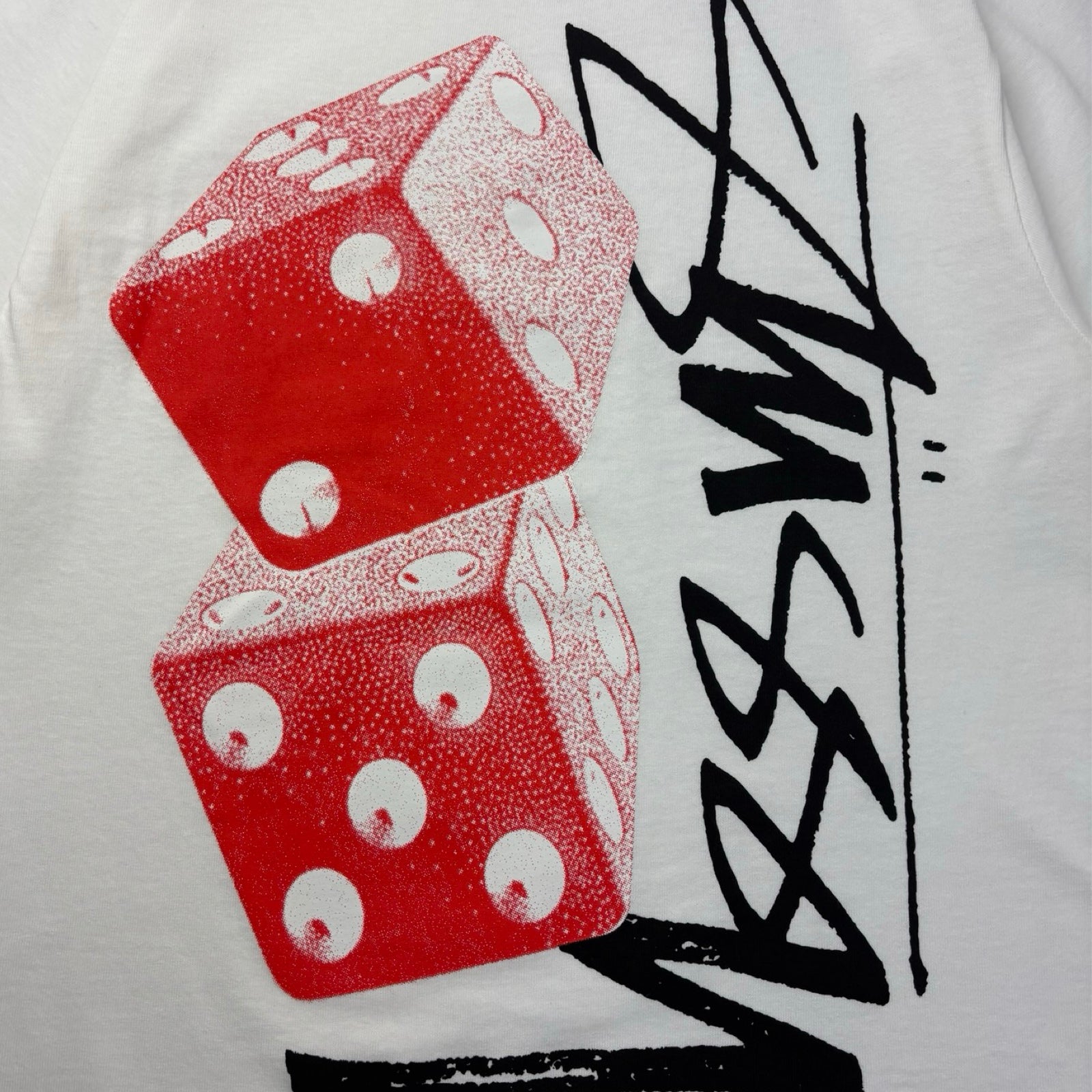 Stussy Tall Dice Tee White