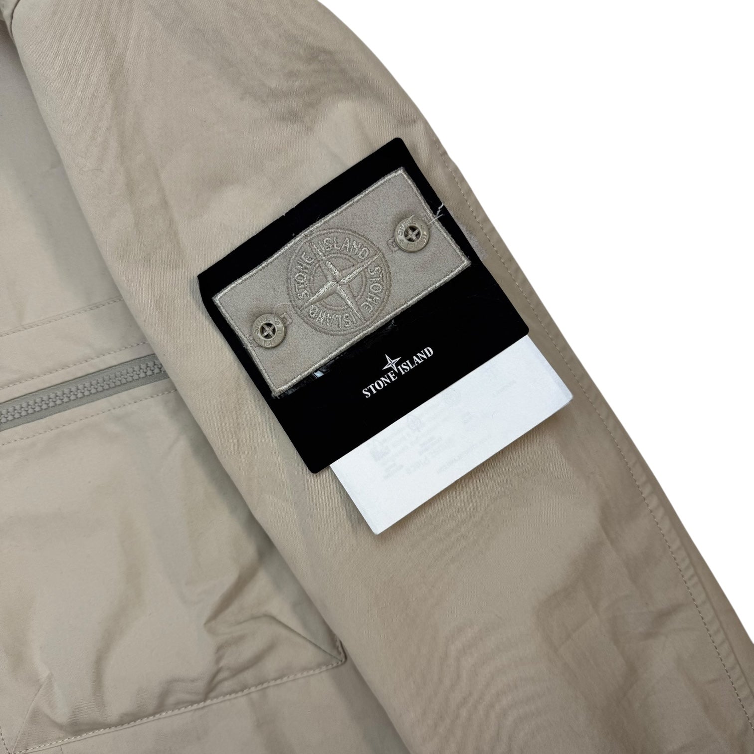 Stone island Ghost Piece O-Ventile Jacket Beige